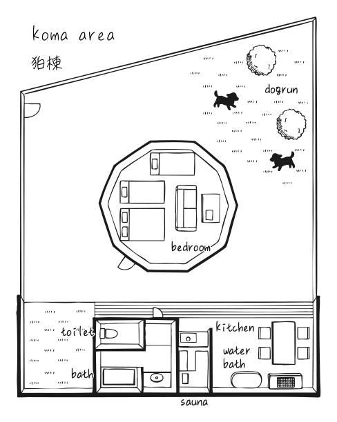狛棟　見取り図