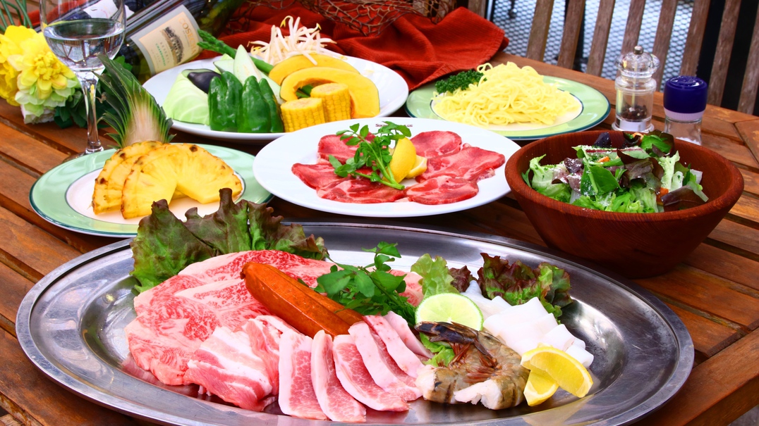 ◆BBQリッチ◆-2食付- ちょっと贅沢に…お肉をボリュームアップ！【スタジオ無し】