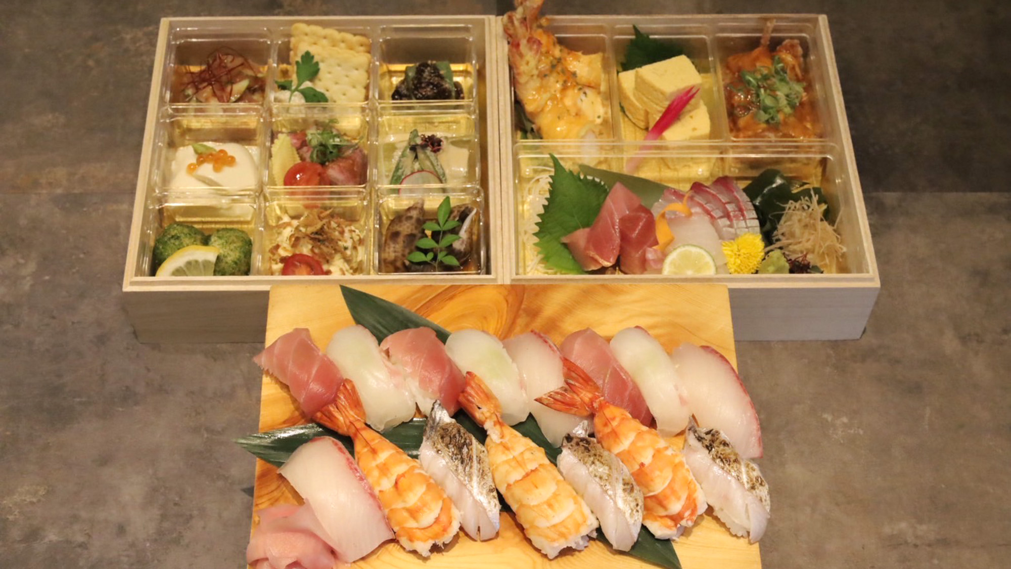 ・【オードブル・寿司プラン】和歌山の旬魚を堪能。その日の仕入れで変わる海の幸を堪能