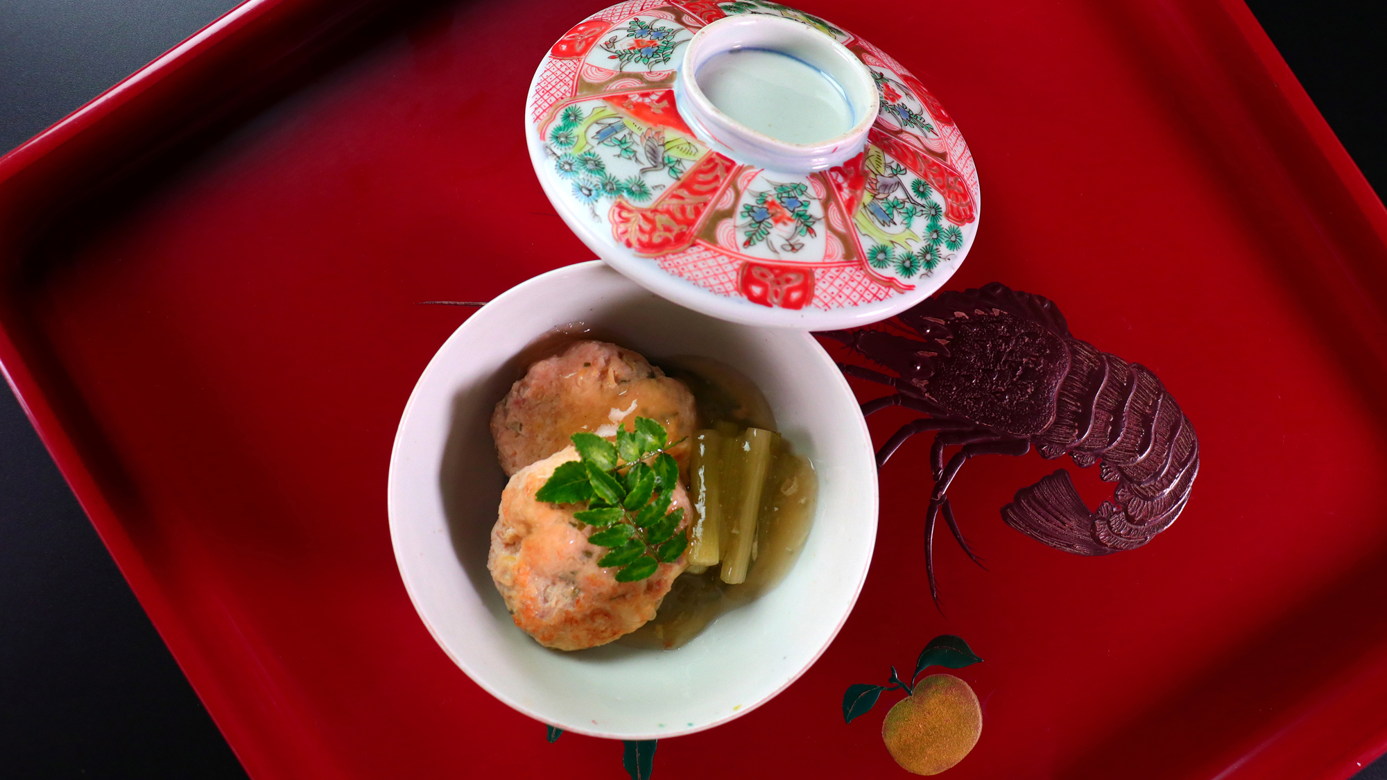 たけのこ入りつくねと蕗の煮物＜初夏＞