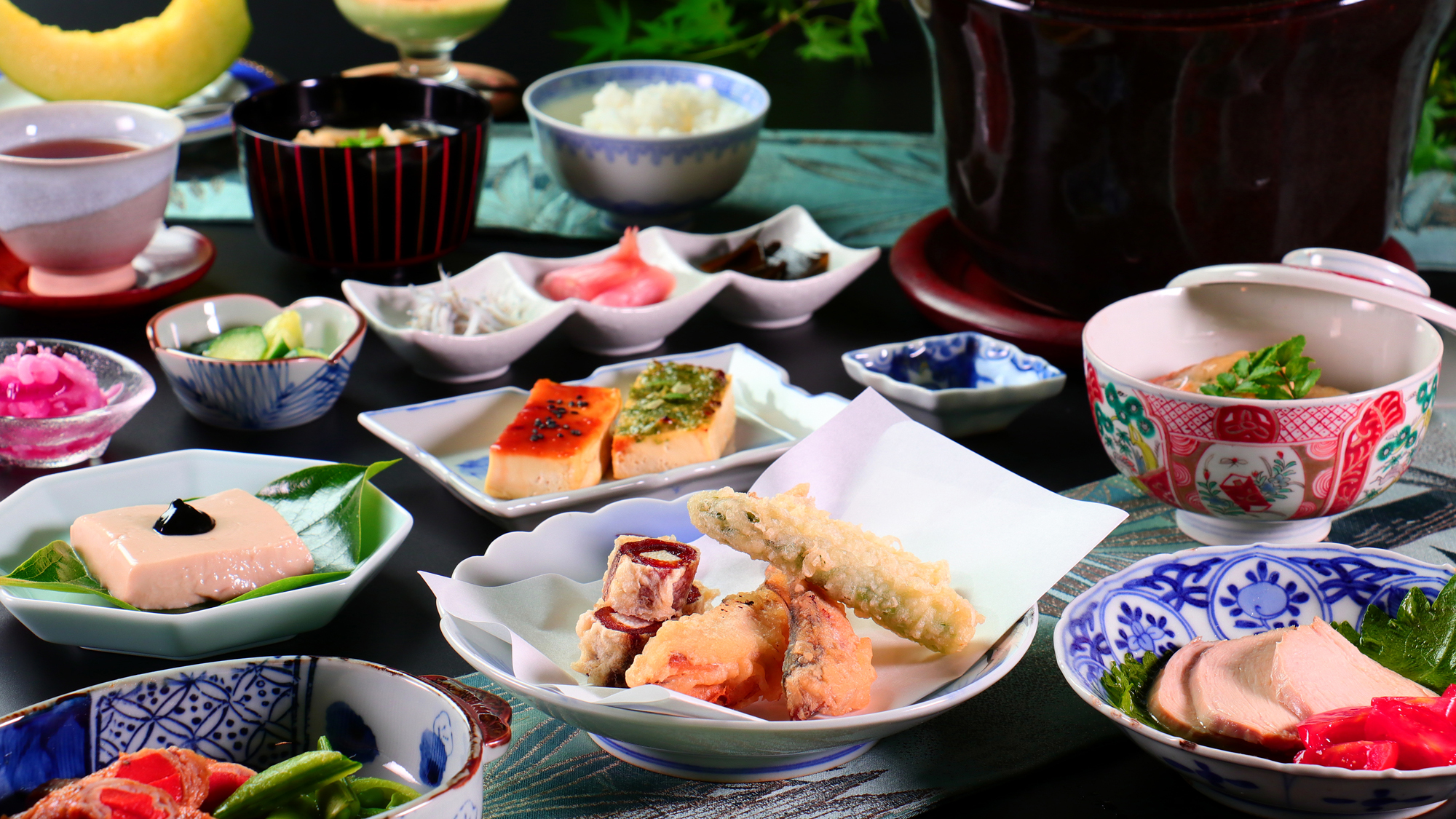 【太田邸 季(とき)の彩り御膳】旬の自家栽培野菜を中心としたホッとする味わいのお食事