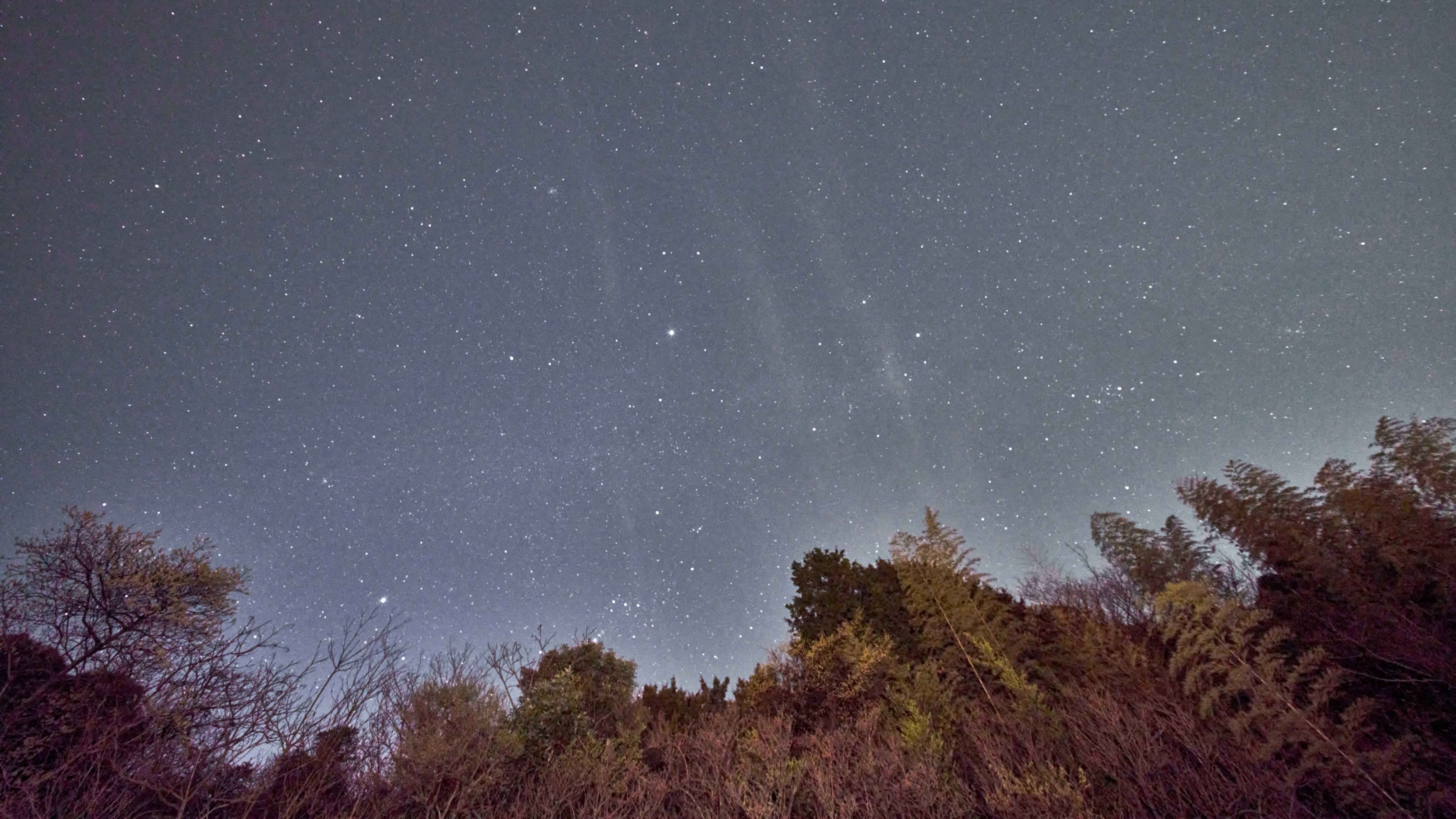 雲がなければ、夜空いっぱいの星をご覧いただけます