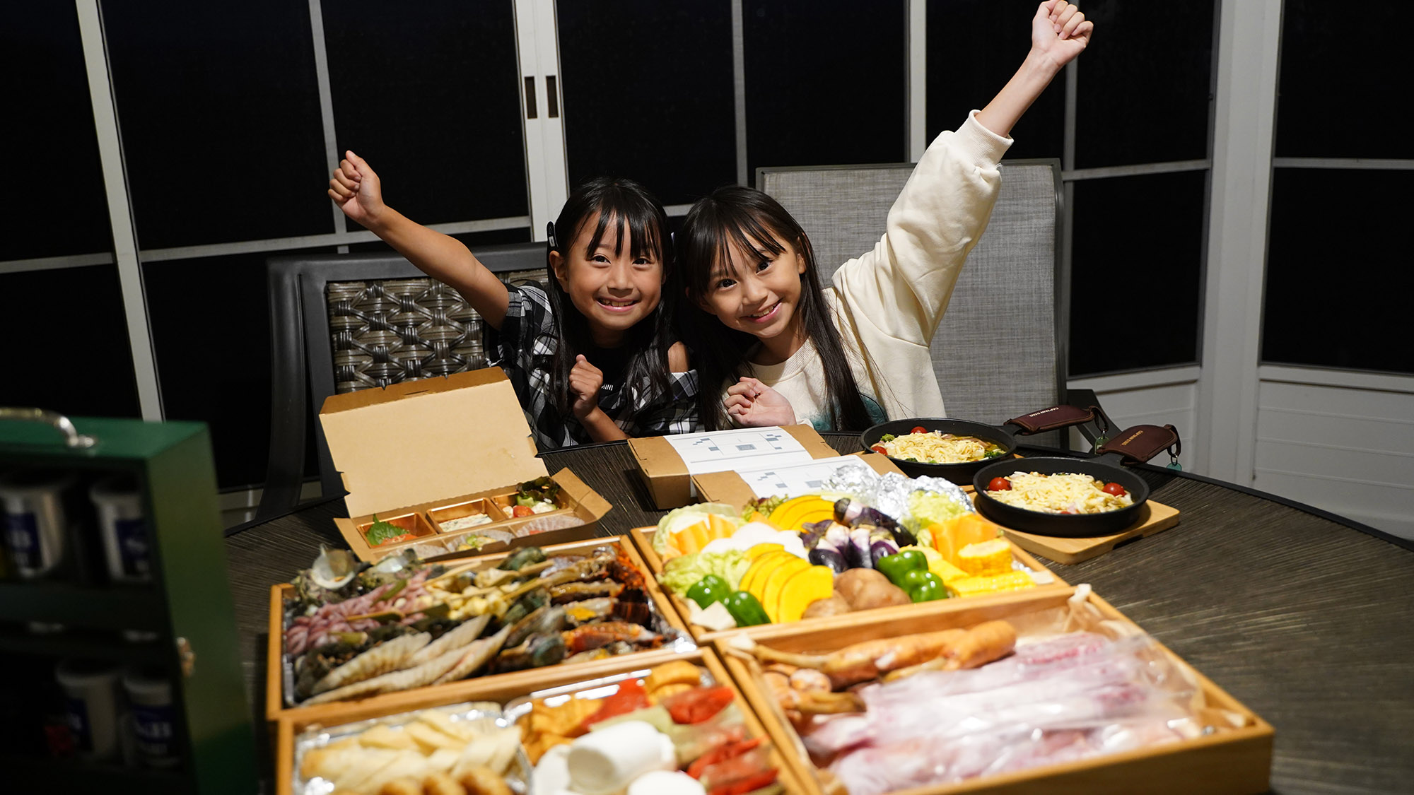 ・【BBQイメージ】海鮮やお肉、季節のお野菜の数々に心も躍ります