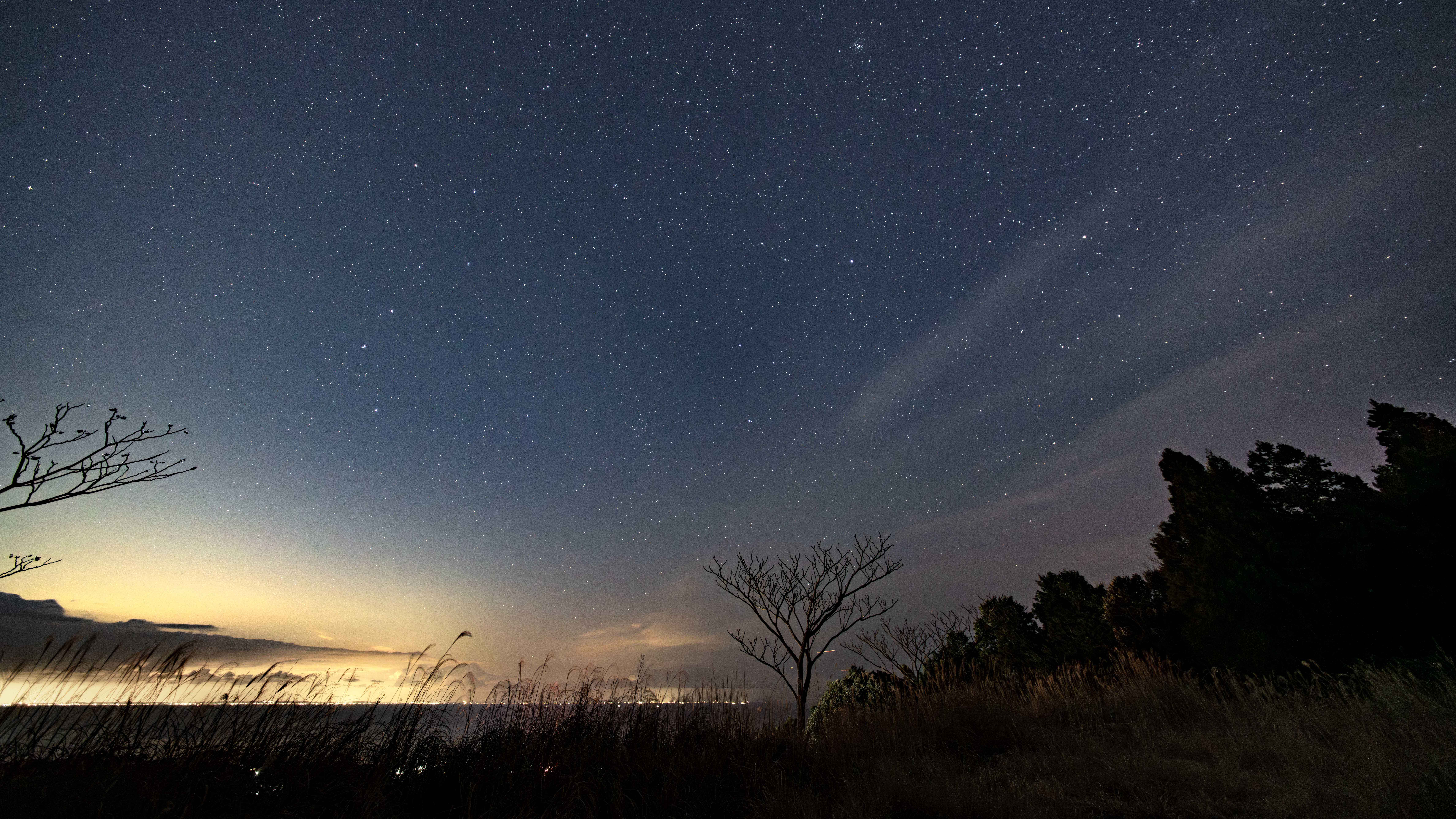 美しい星空を楽しめます