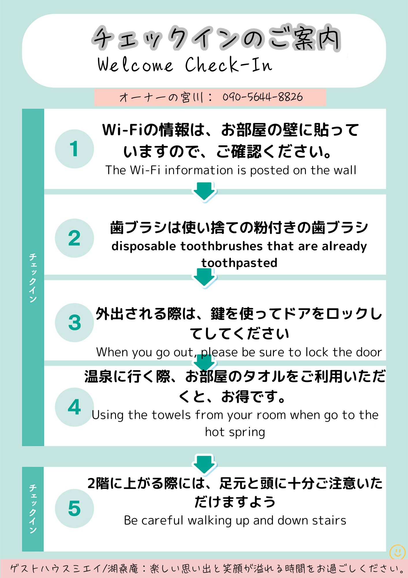 セルフチェックイン