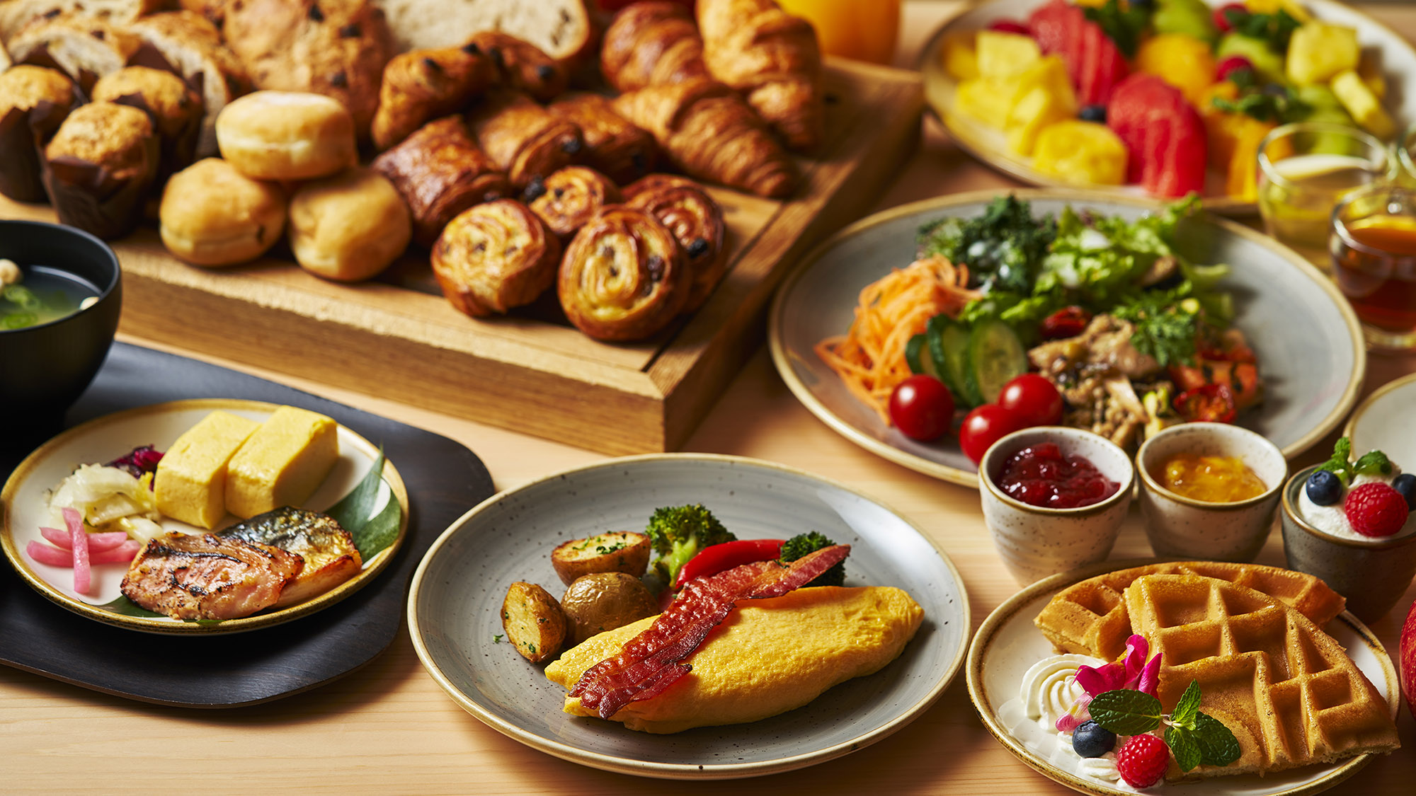 ダブルツリーbyヒルトン京都東山のこだわりがたくさん詰まった朝食ビュッフェで、1日のパワーチャージ！