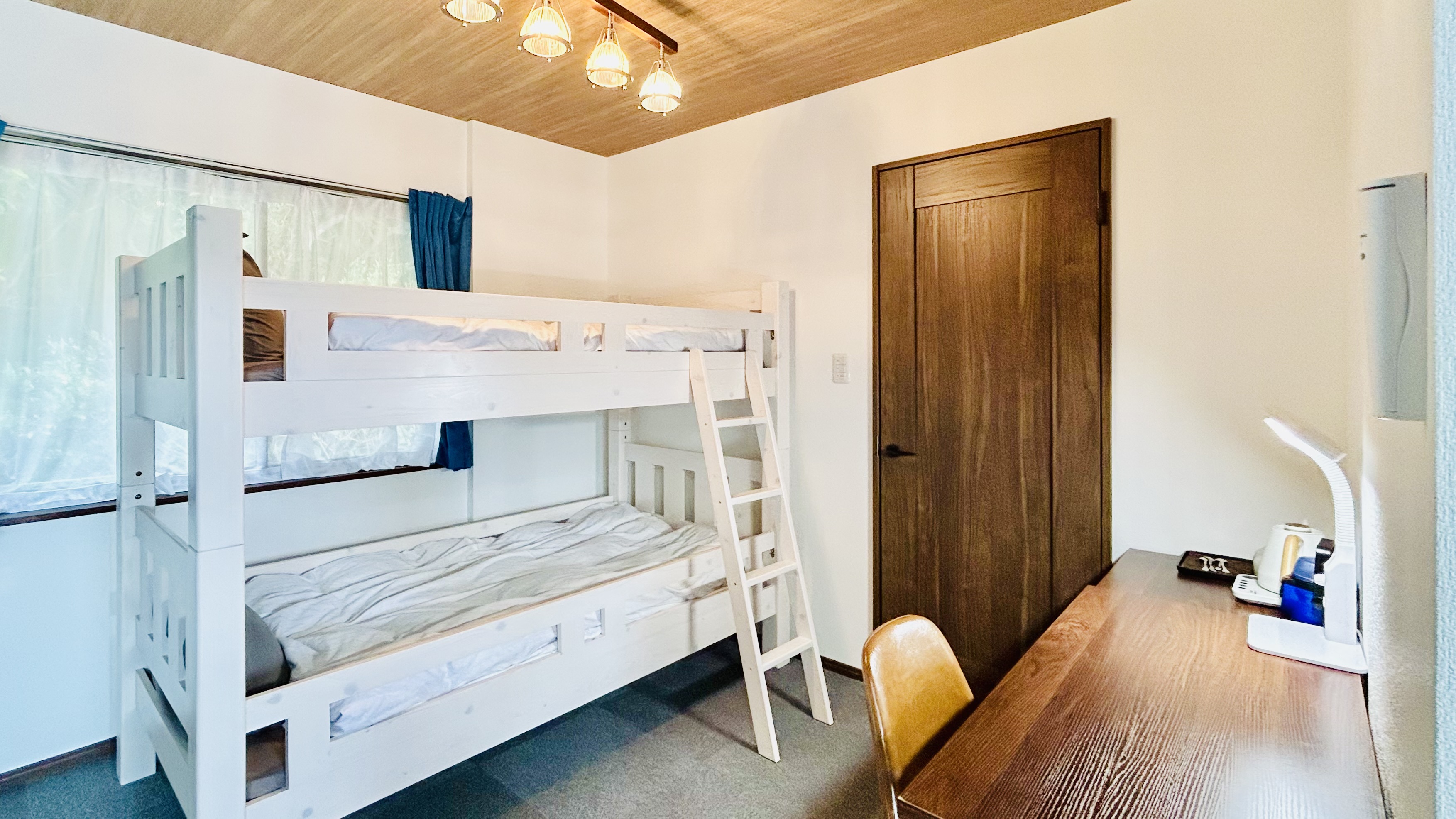 ・ペット不可／オーシャンビュー■屋外ジャグジー付ツイン＋バンク／大人がゆったり休めるバンクベッド