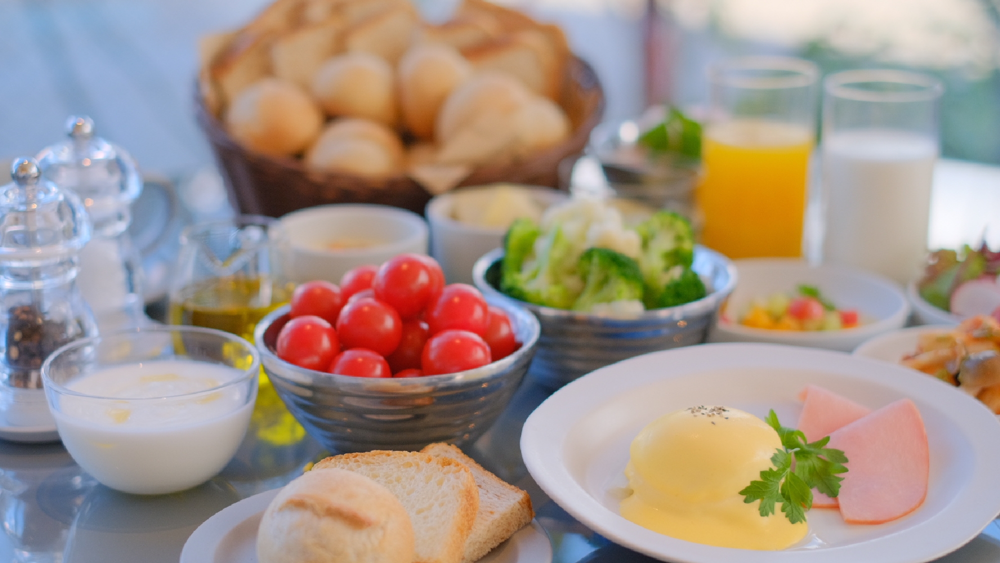 *【朝食】メインは3種類、スープは2種類からご選択