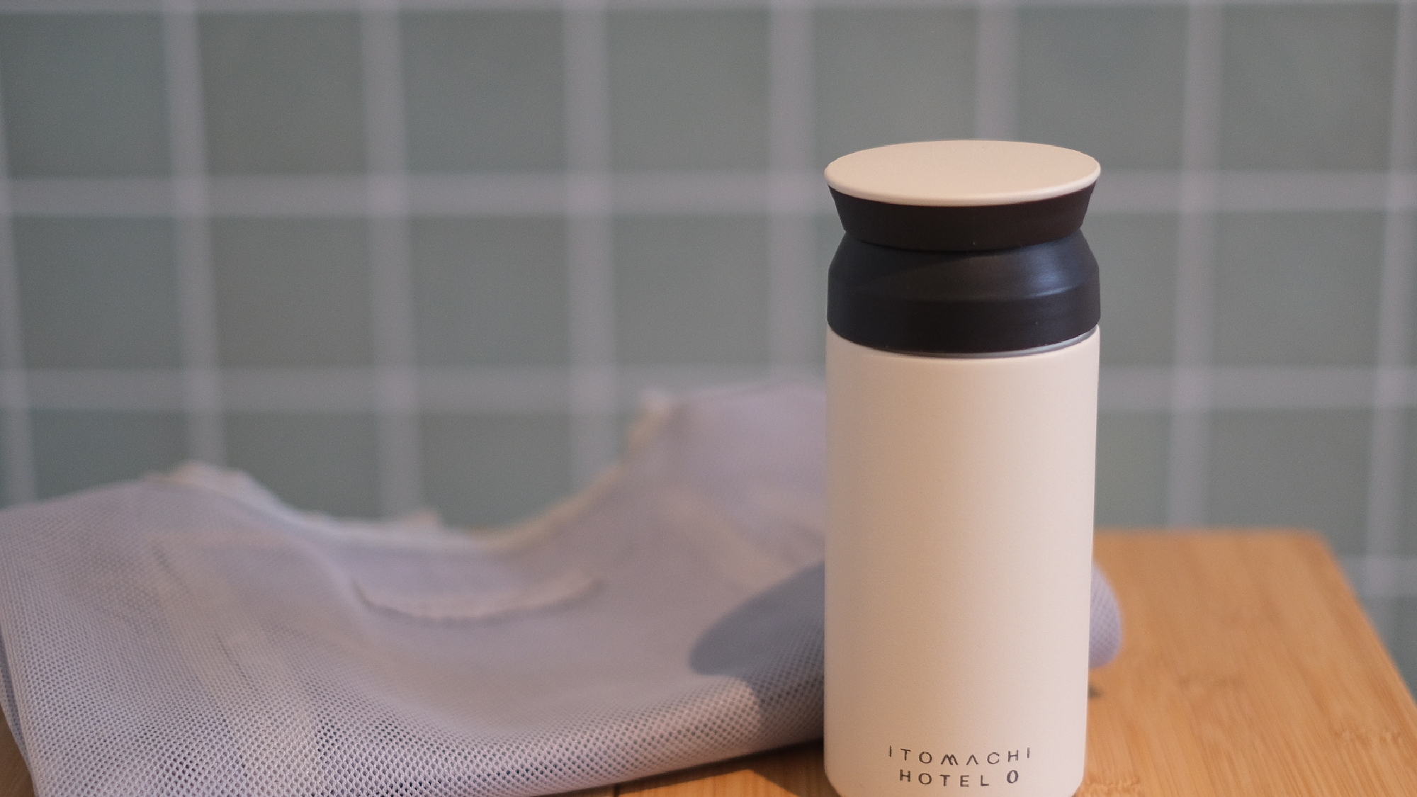 *【客室】エコバックはお買い物に、タンブラーはうちぬきひろばの飲水でご利用ください