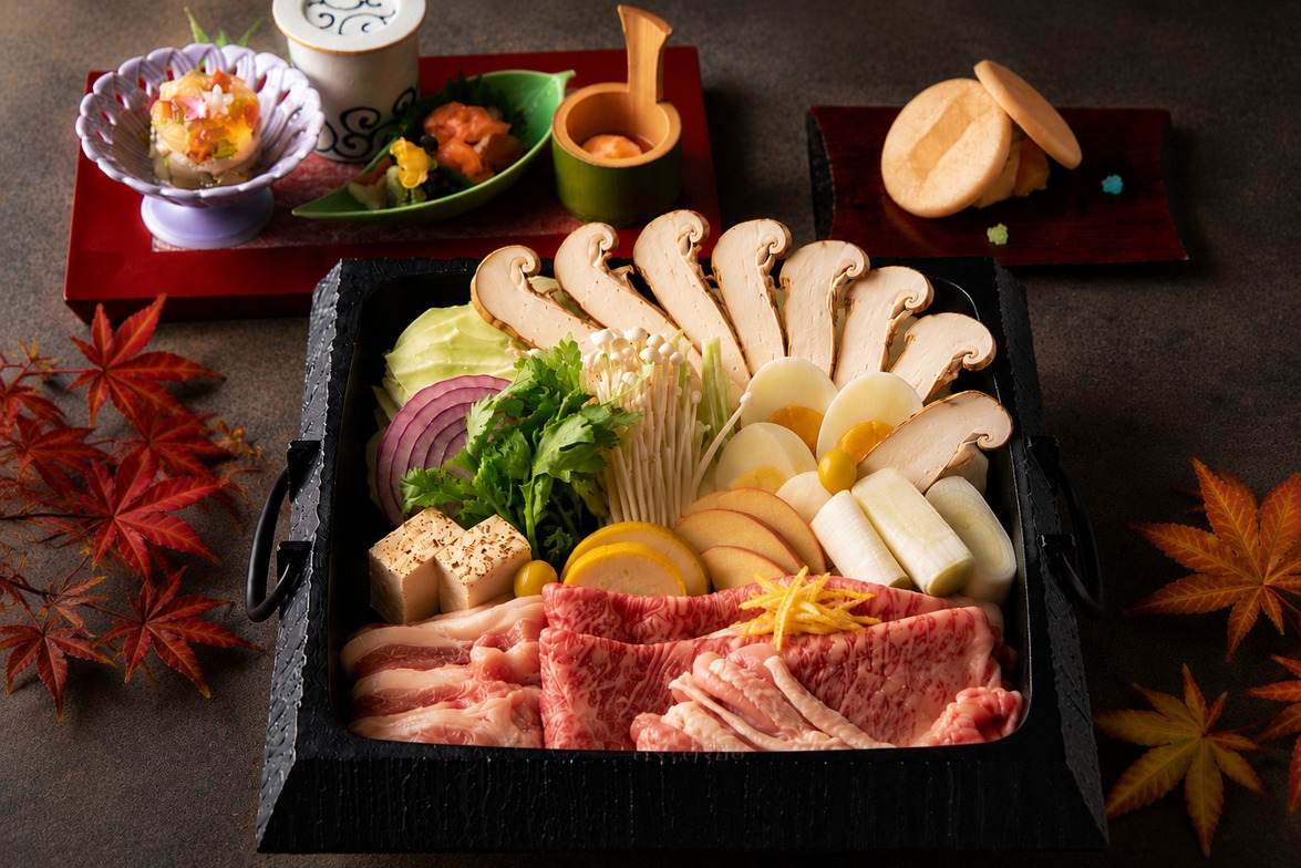 【一泊二食付】松茸香る 信州味噌すき焼きプラン【オールインクルーシブ】