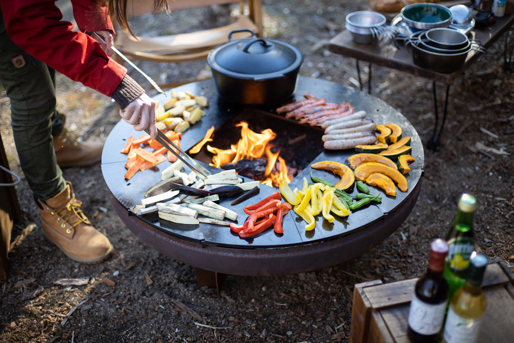 【大井ヶ森コテージ】焚火台BBQ