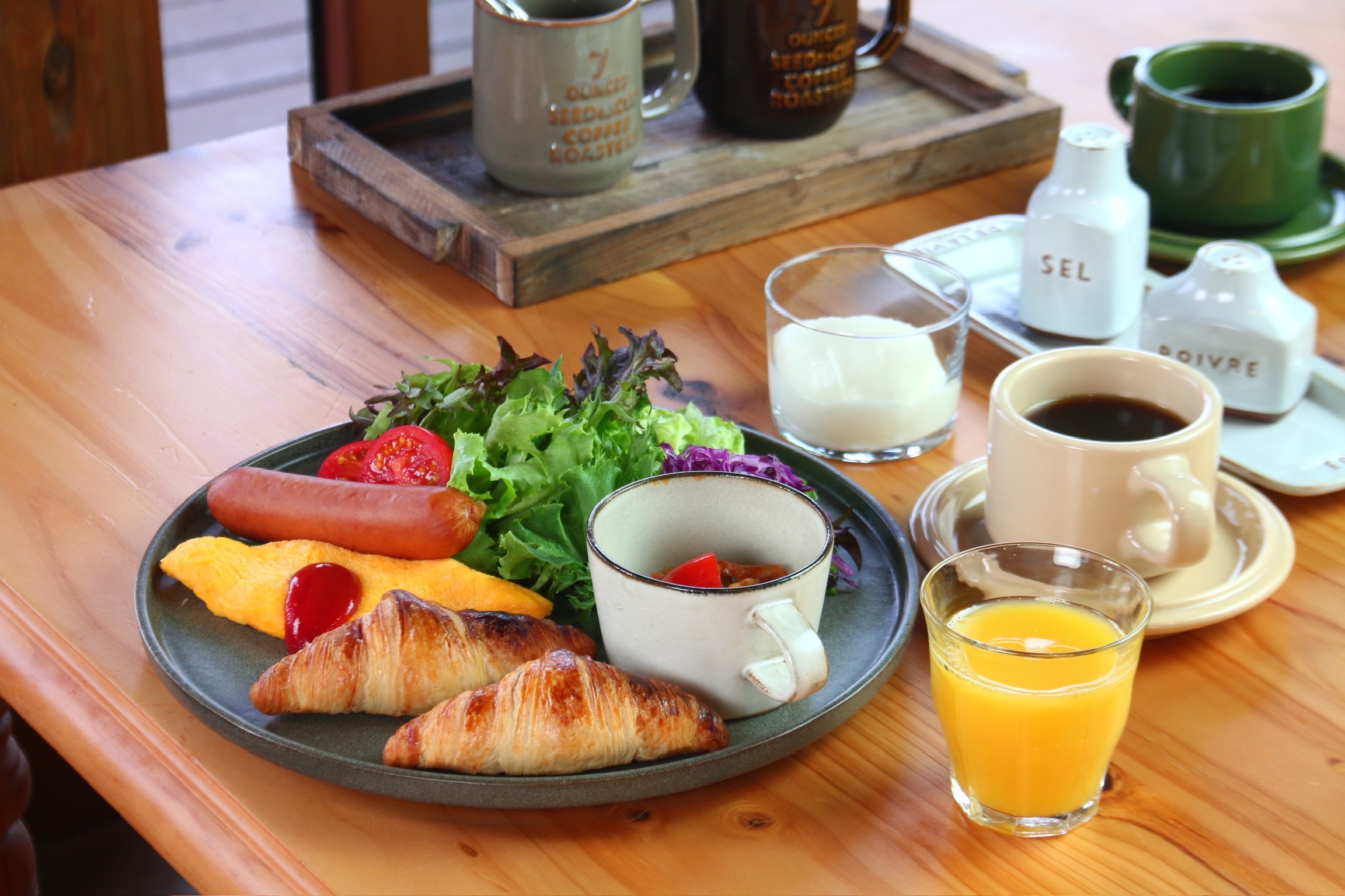 【八ケ岳ロッジ】朝食例