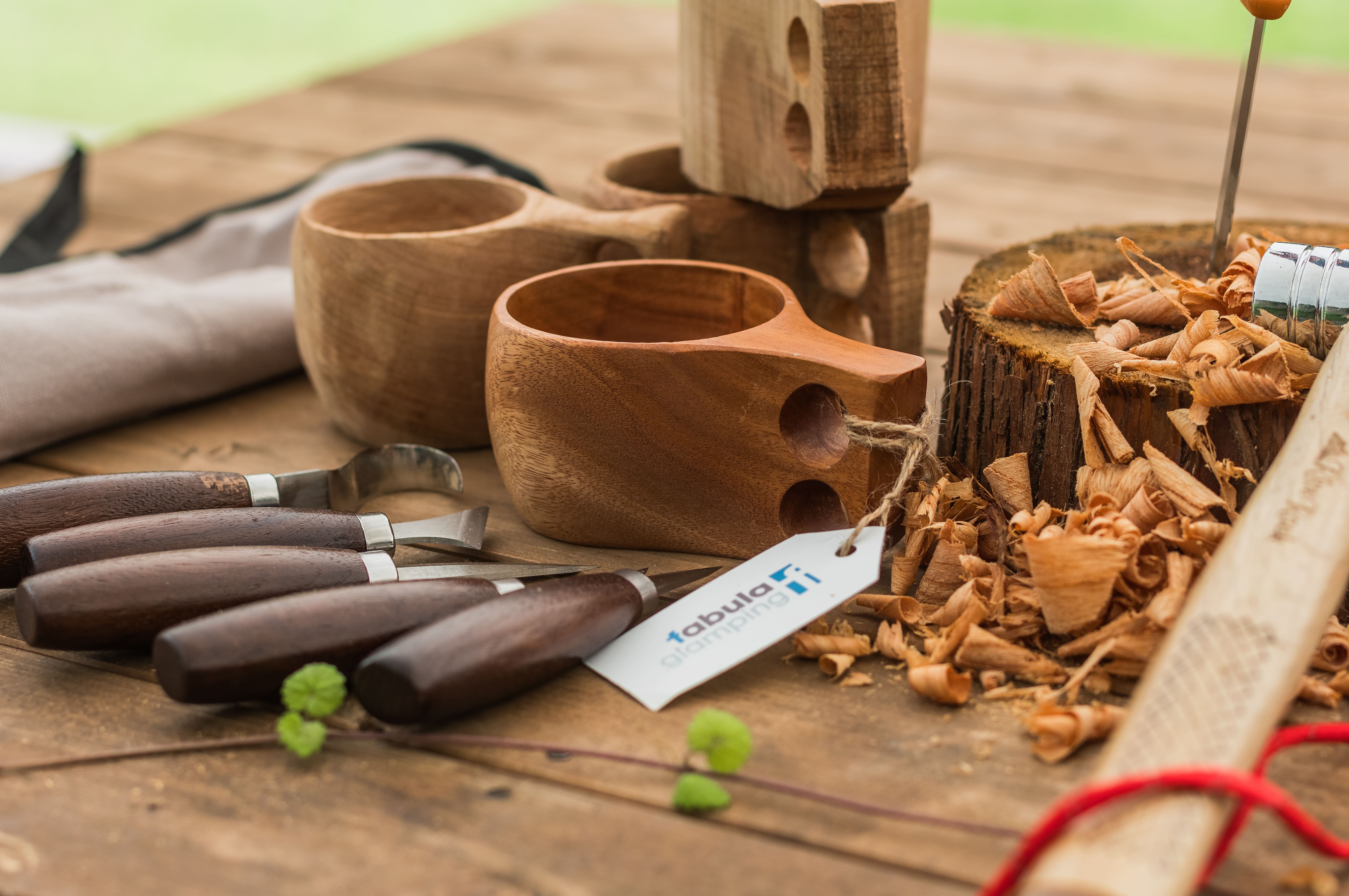 木工クラフト　ククサづくり