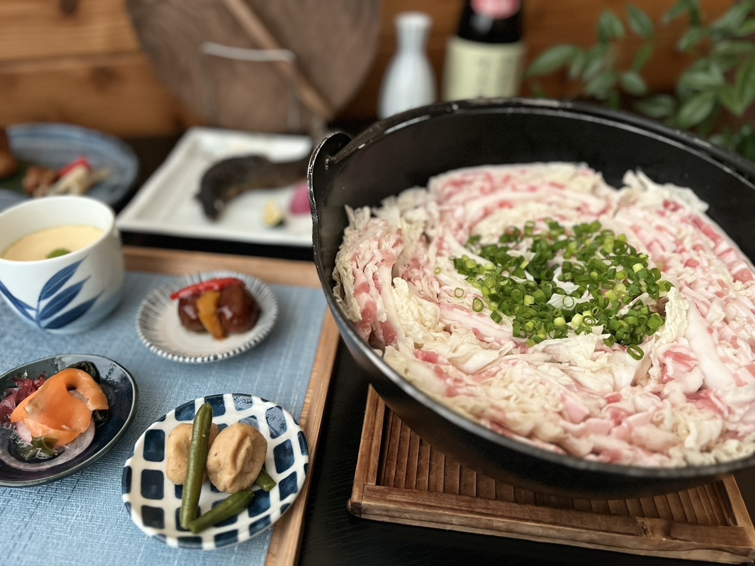 【冬季限定】【信州豚鍋】冬はあったかお鍋でほっこりおこもり旅【1日3組限定】