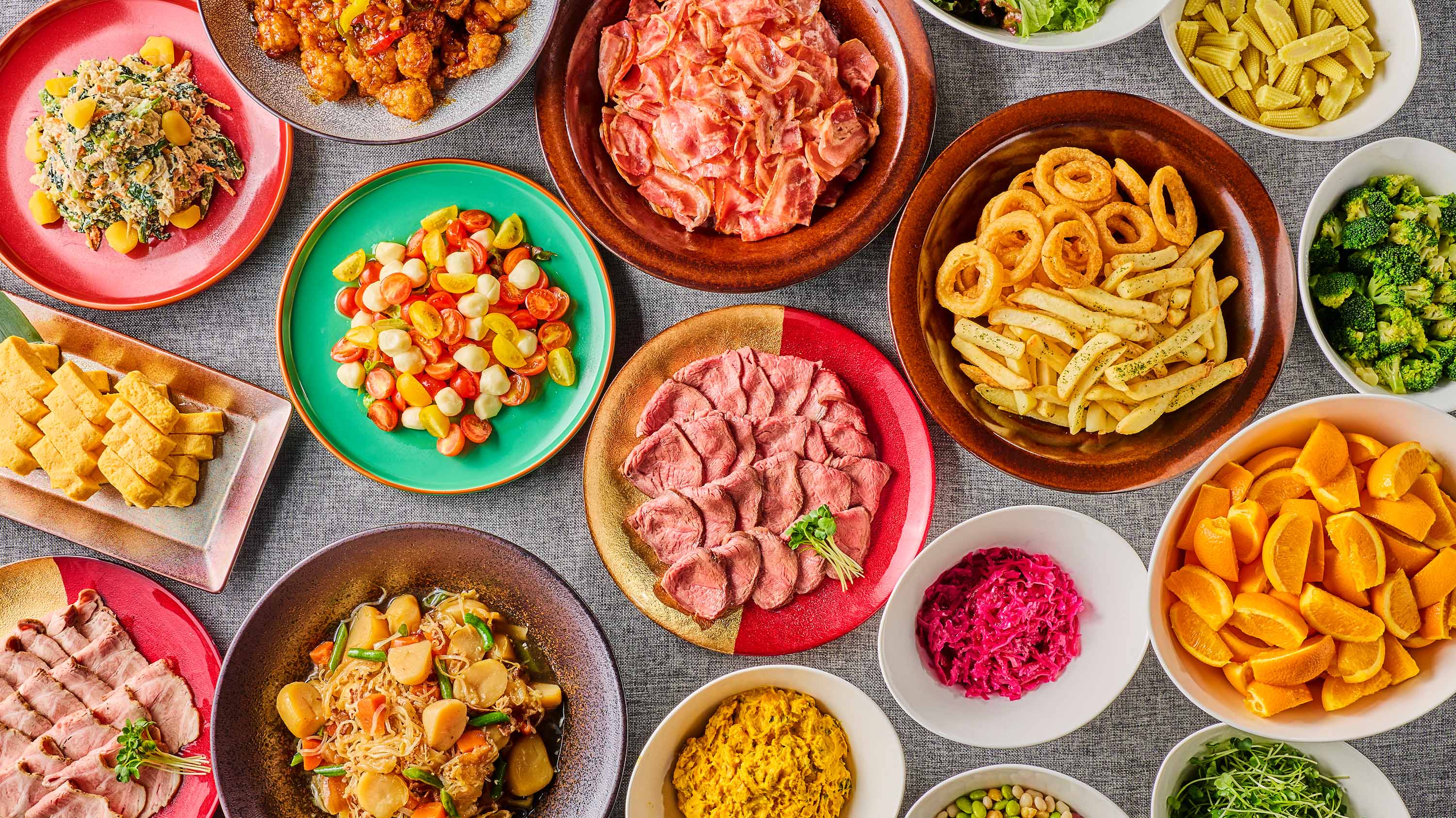 朝食ビュッフェ｜選ぶ楽しさと、満足感―　ホテル自慢の充実ビュッフェ。