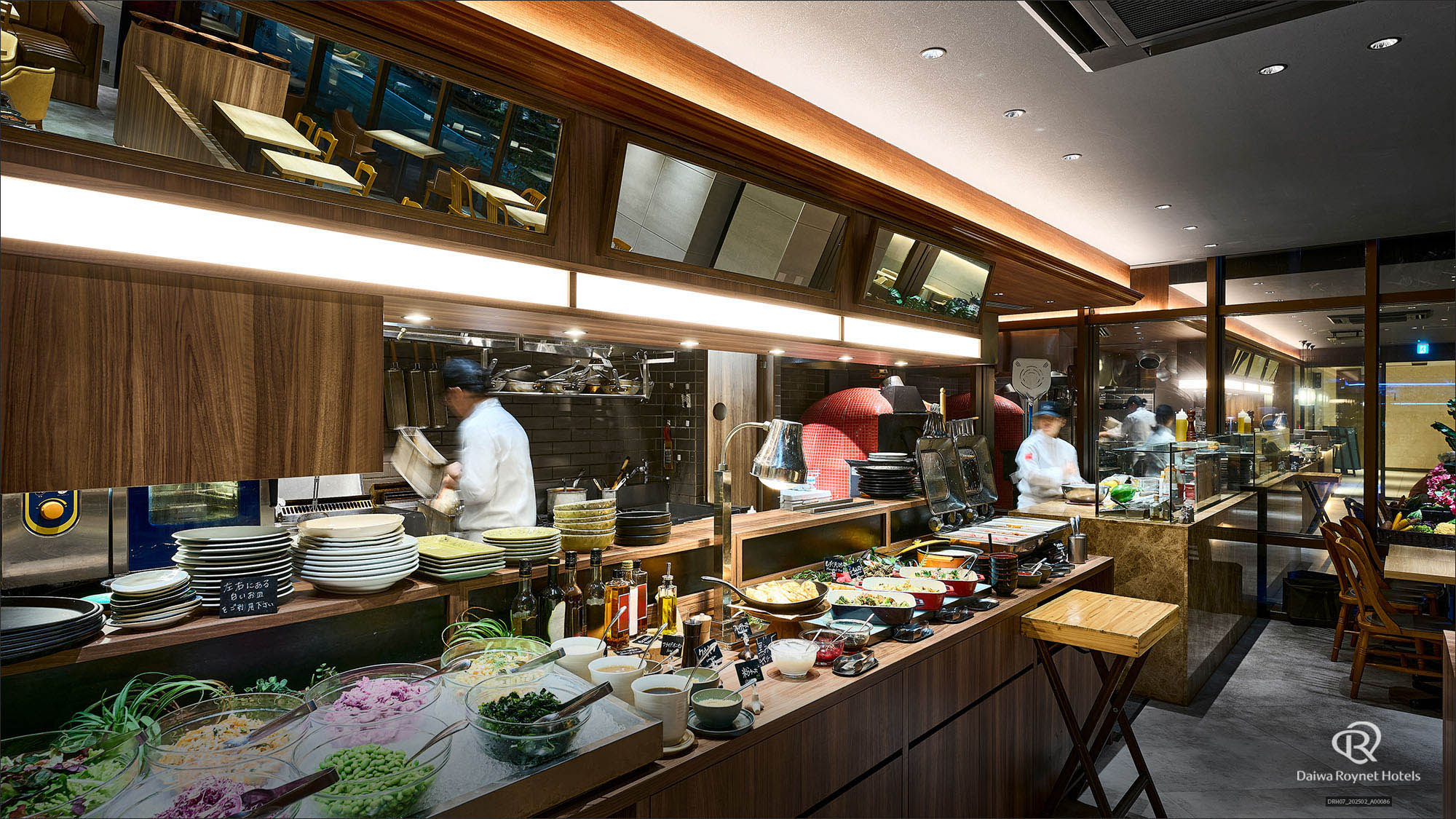 朝食ビュッフェ