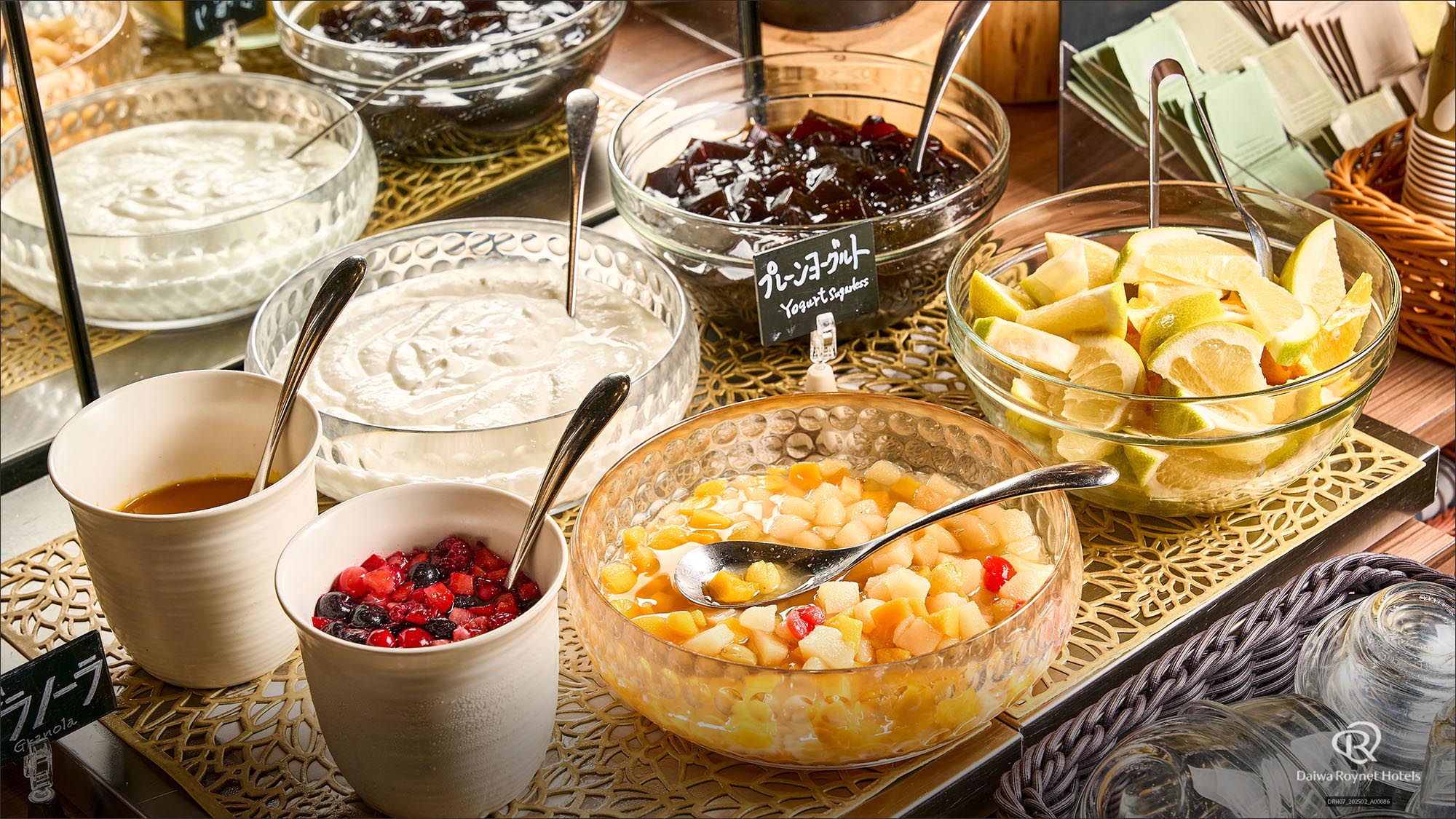 朝食ビュッフェ