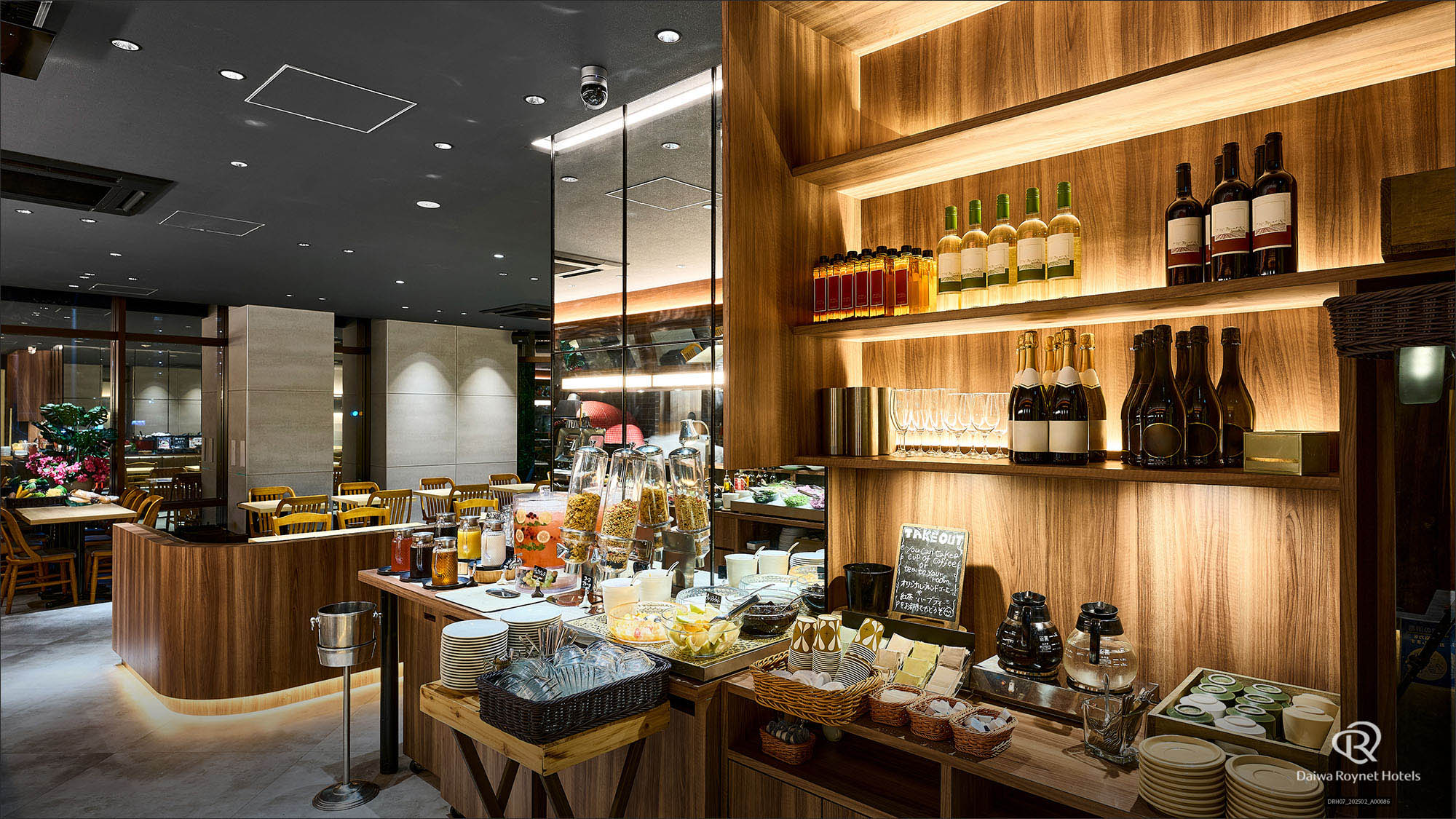 朝食ビュッフェ