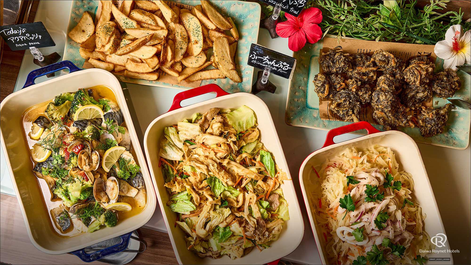 朝食ビュッフェ