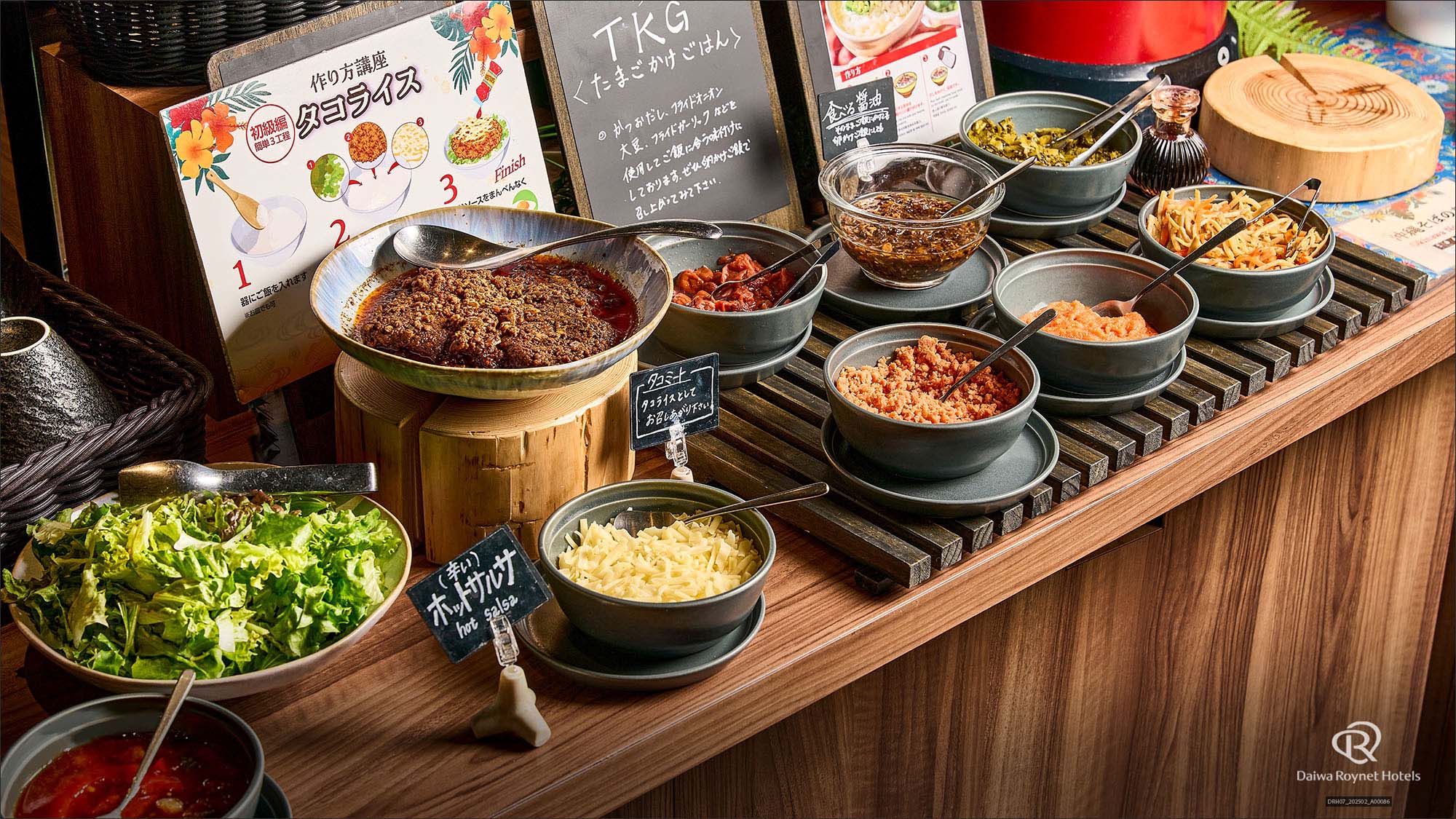 朝食ビュッフェ