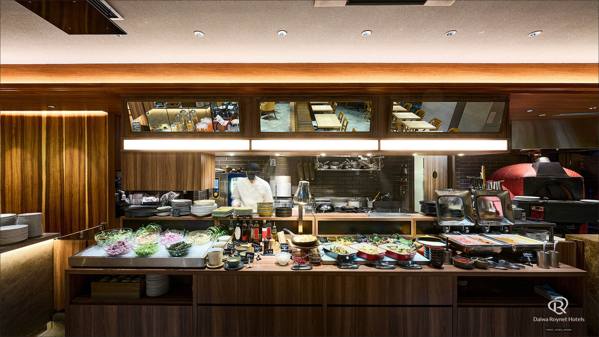 朝食ビュッフェ