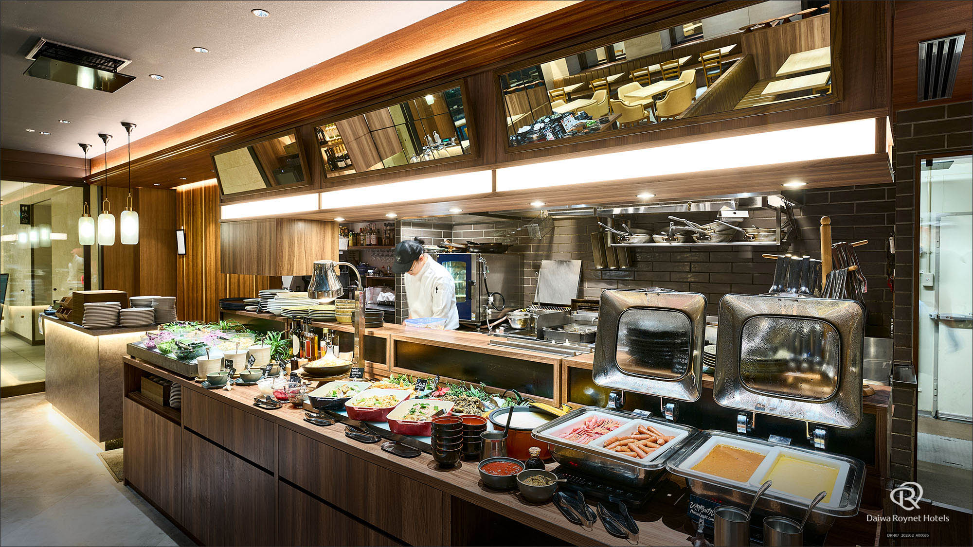 朝食ビュッフェ