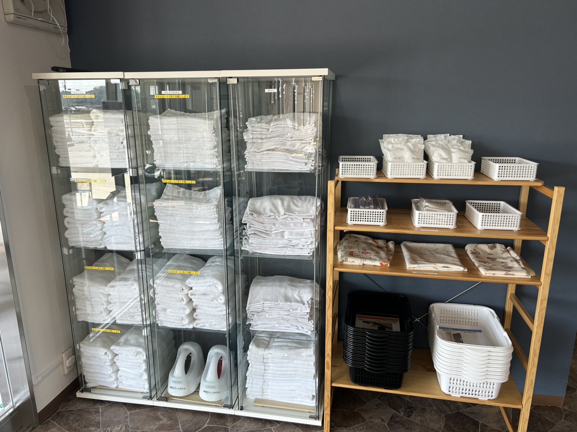 タオル、アメニティ（※バスマットはお部屋にございます）