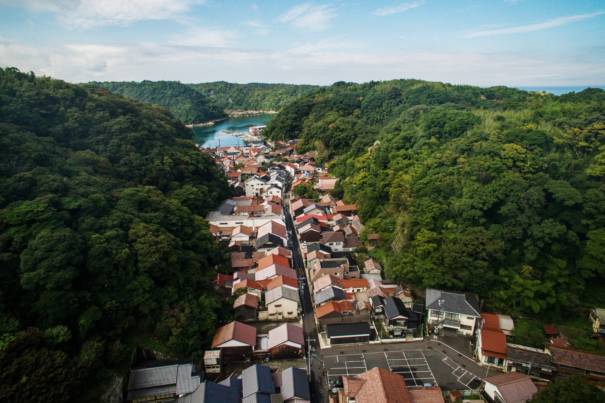 世界遺産の街並み