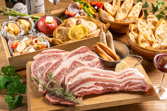 【1泊2食】道産和牛のBBQとダ・ミケーレ特製モーニングBOXを焚火とともに味わう満喫プラン