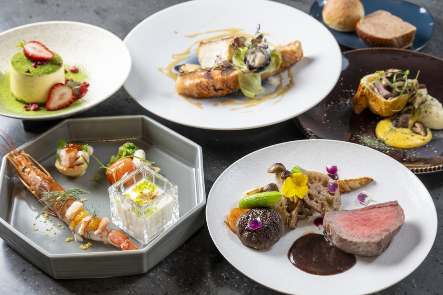早期割♪28日前予約がお得！＜二食付＞夜は佐賀牛＆旬の海鮮付『スタンダードフレンチ』＆朝食ビュッフェ