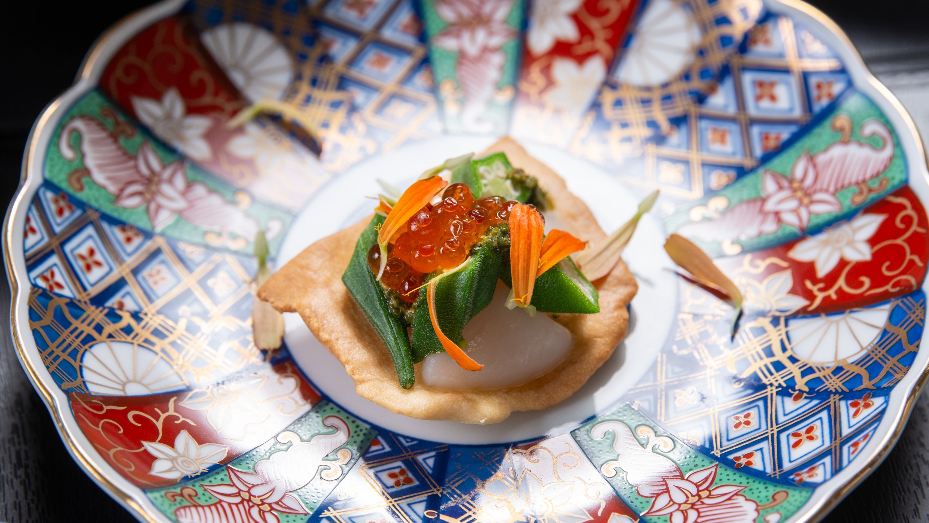 夜は豪華に『フレンチ懐石』♪献立の一例