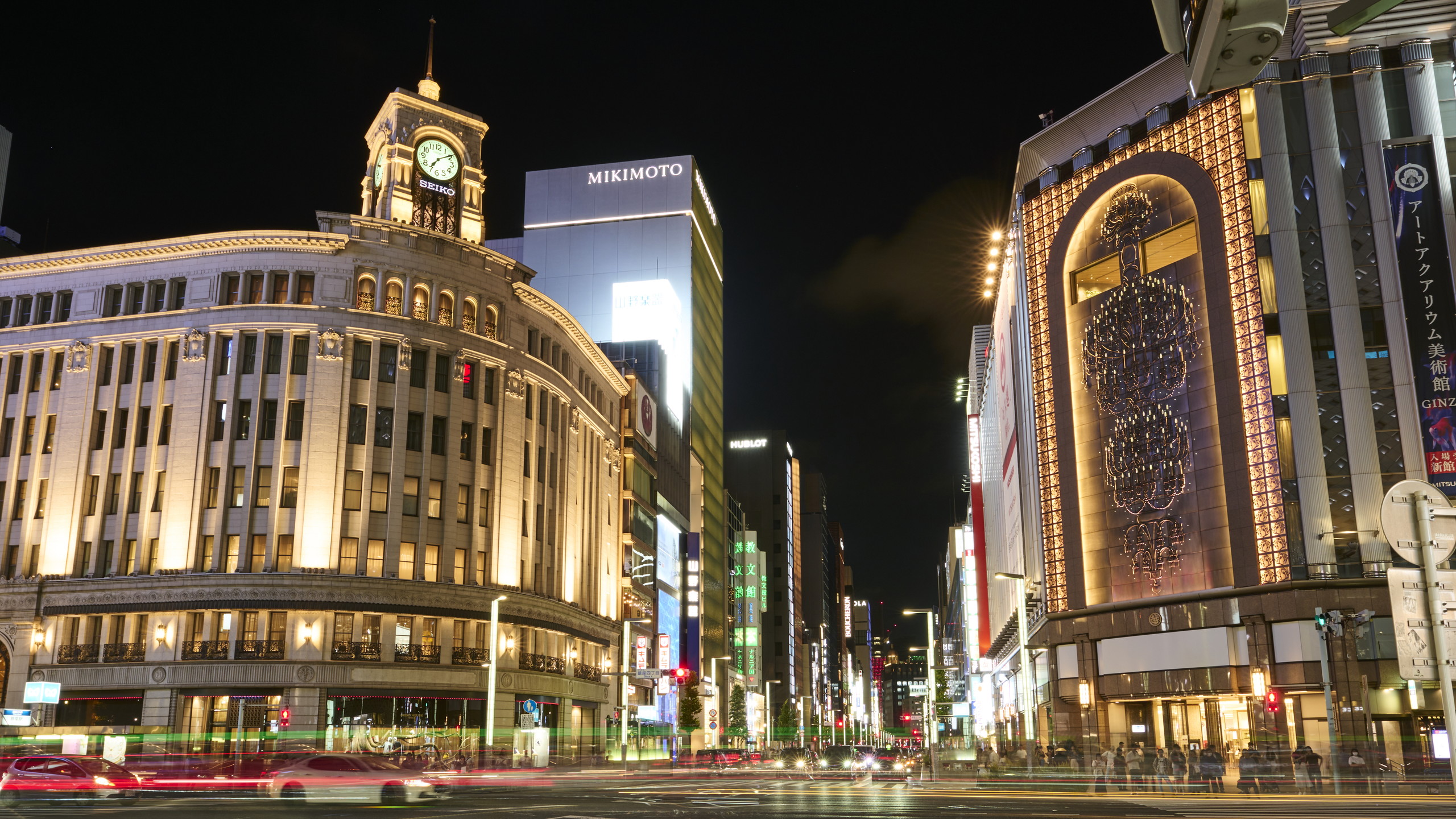 銀座　写真提供：（公財）東京観光財団