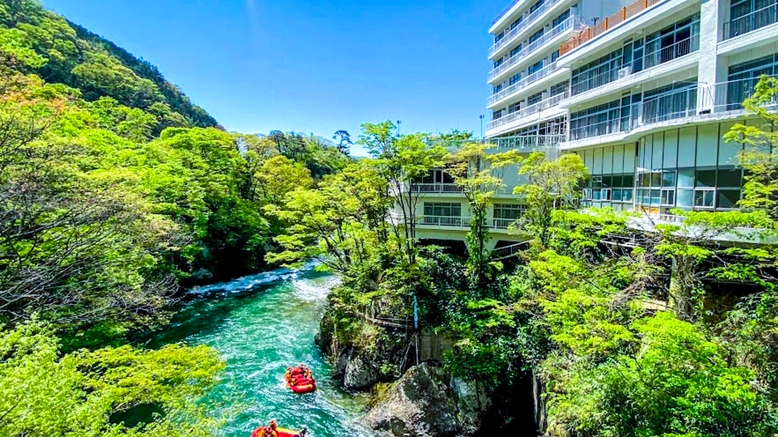 【朝食付】 源泉かけ流し温泉・大展望露天風呂で温泉満喫