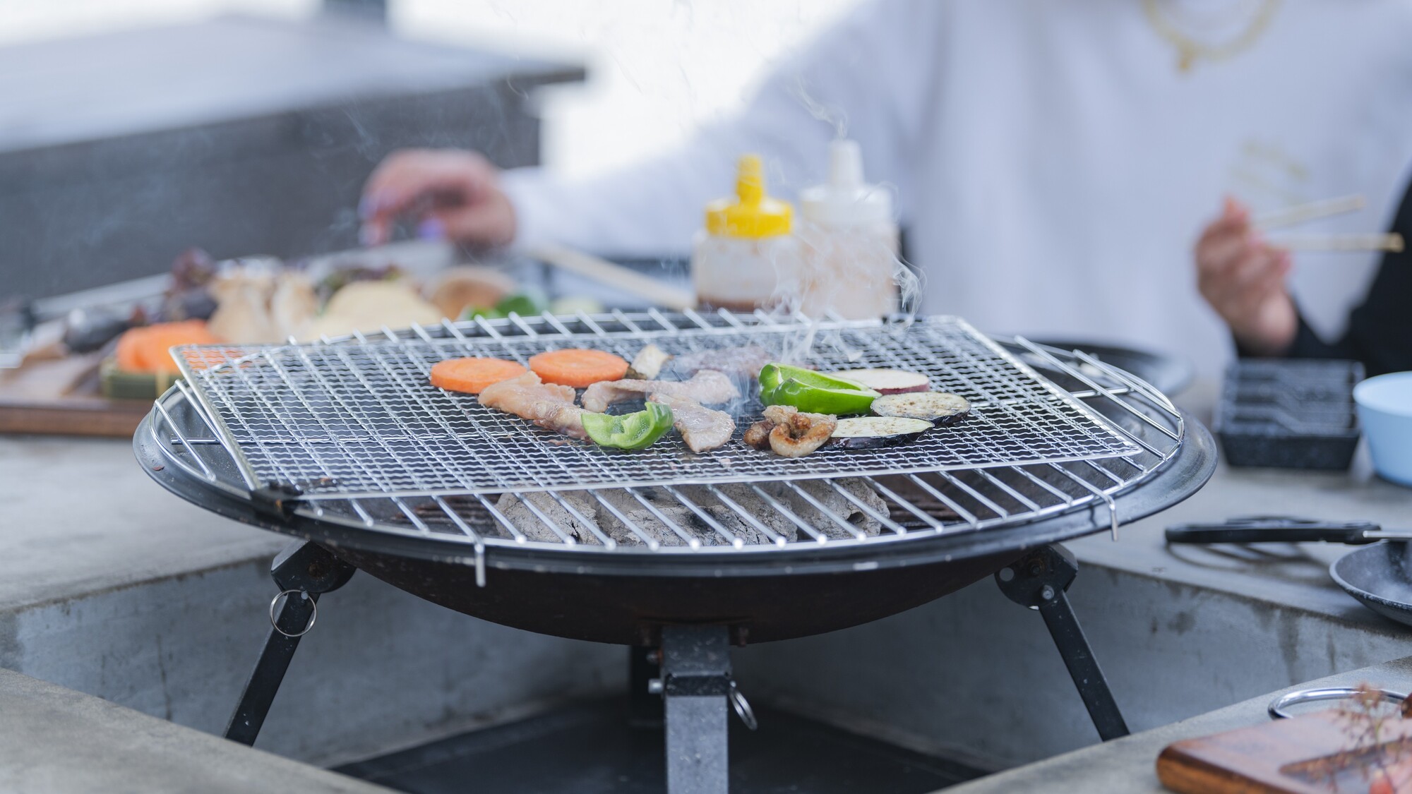 夕食BBQイメージ