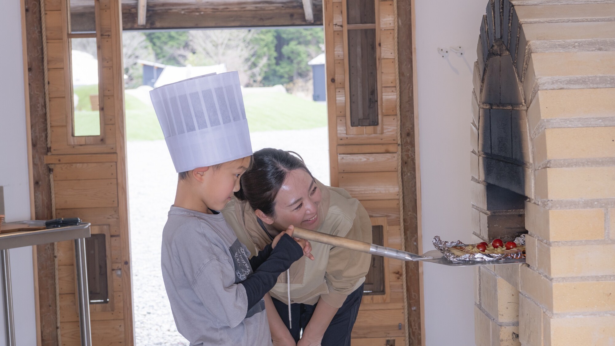 オリジナルピザ作り