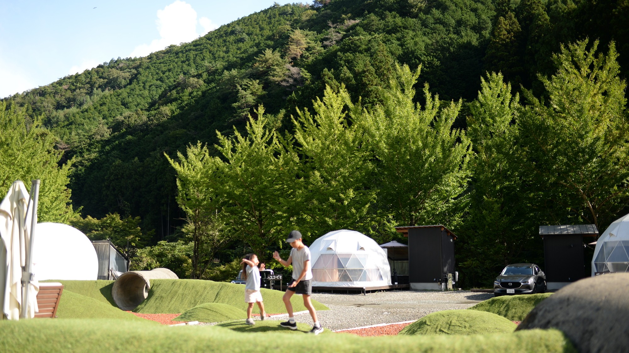 遊び方は自由！広々としたエリア内で思い思いの時間をお過ごしください♪