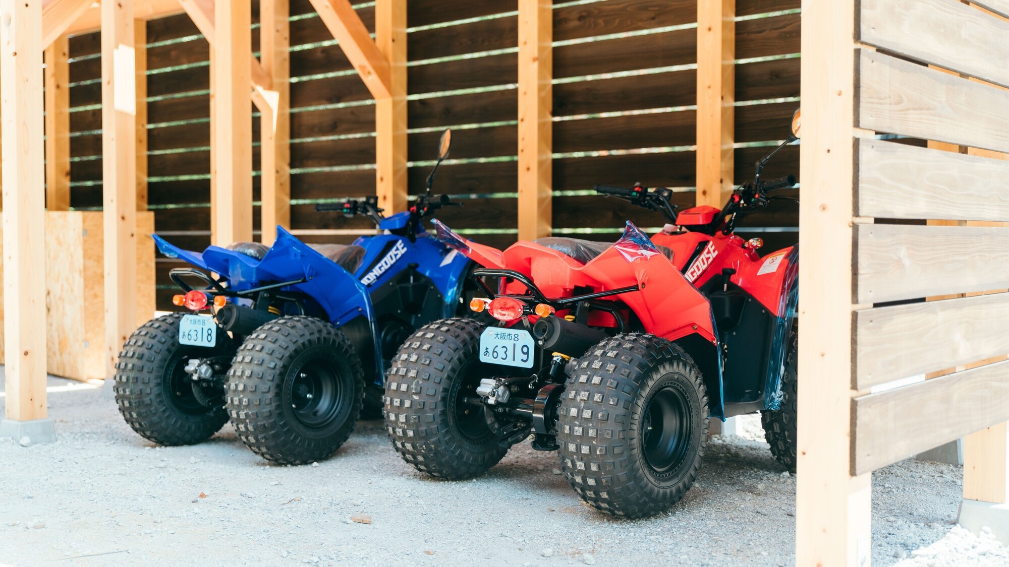 特設コースを駆ける バギー体験　