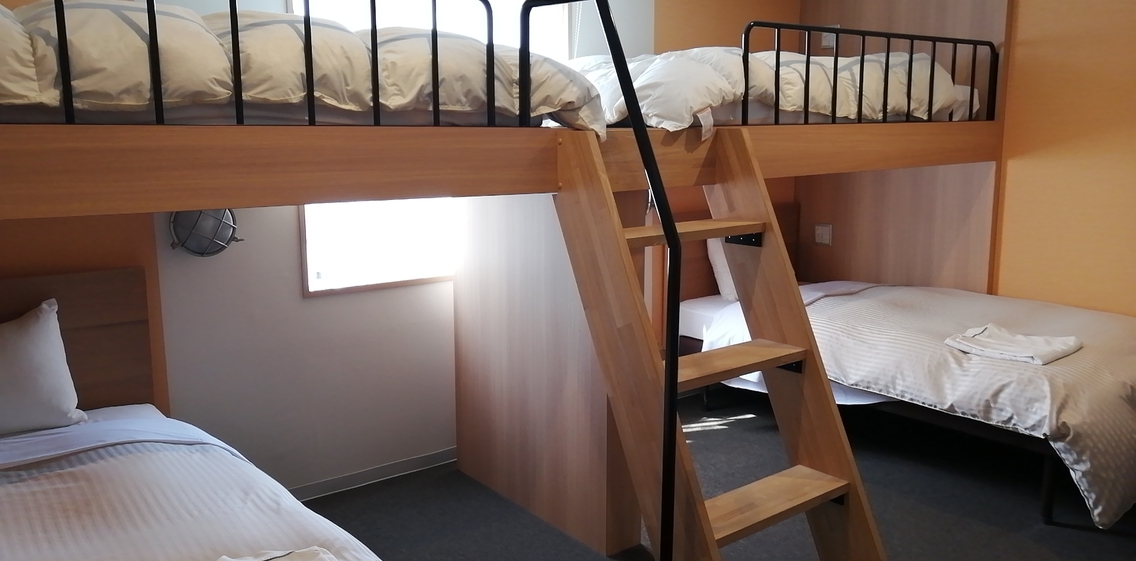 【禁煙】ファミリールーム4名