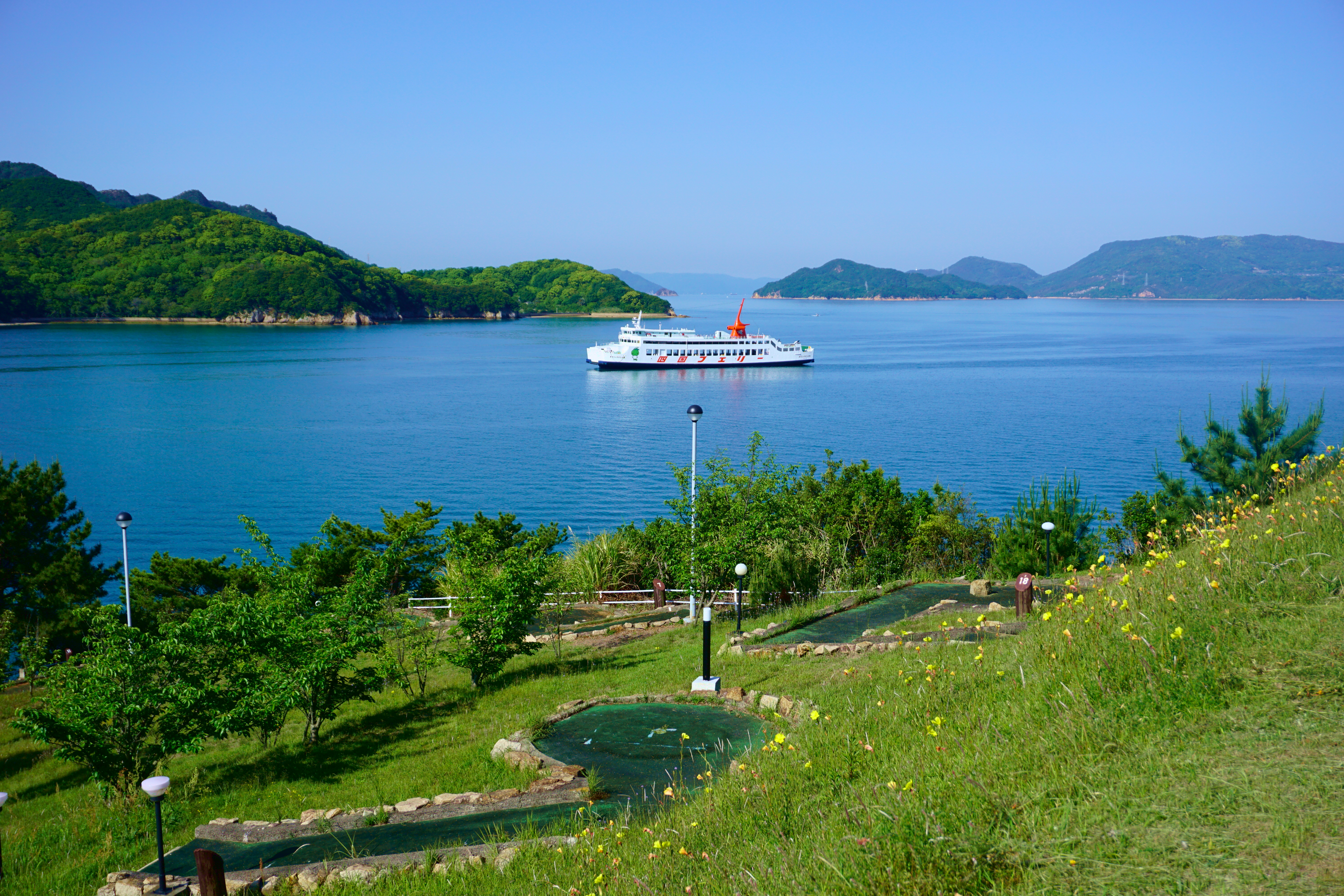 庭園からの風景