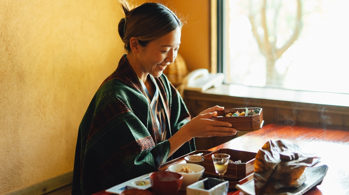 【美味少量】地魚お造り＆天草の幸が詰まった二段の重箱と天草黒牛／源泉かけ流し露天付き離れ／食事個室