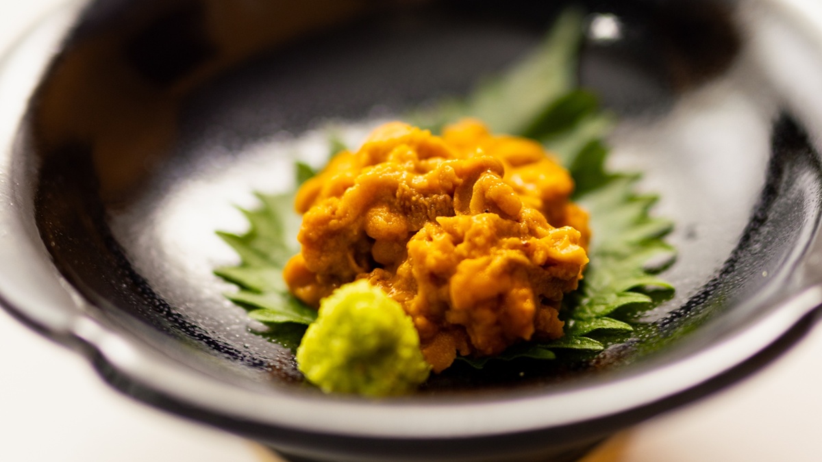 とても貴重な紫ウニ