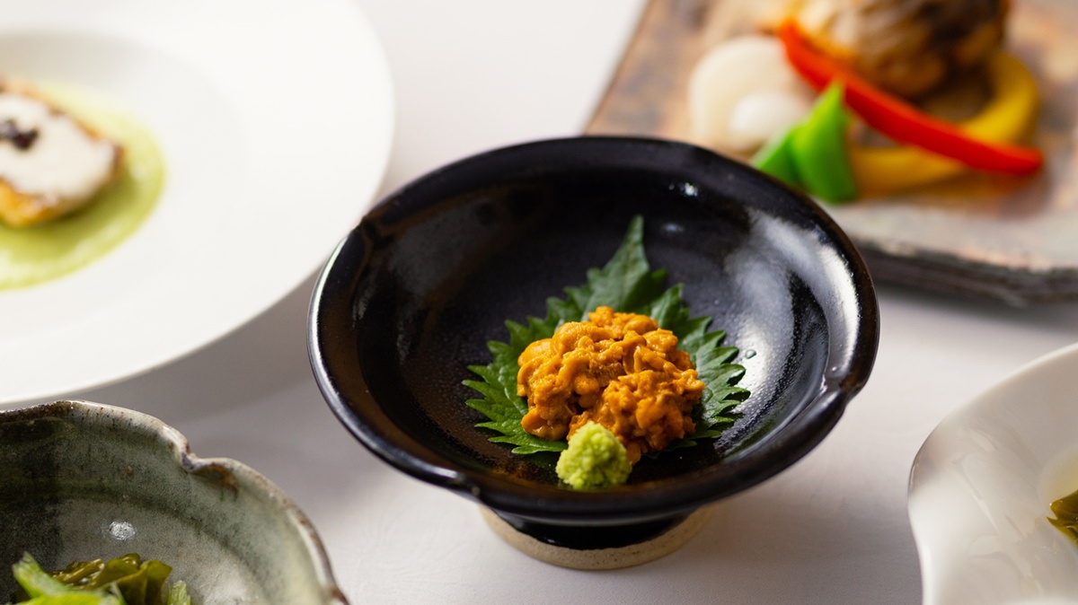 ウニ付き懐石料理プラン