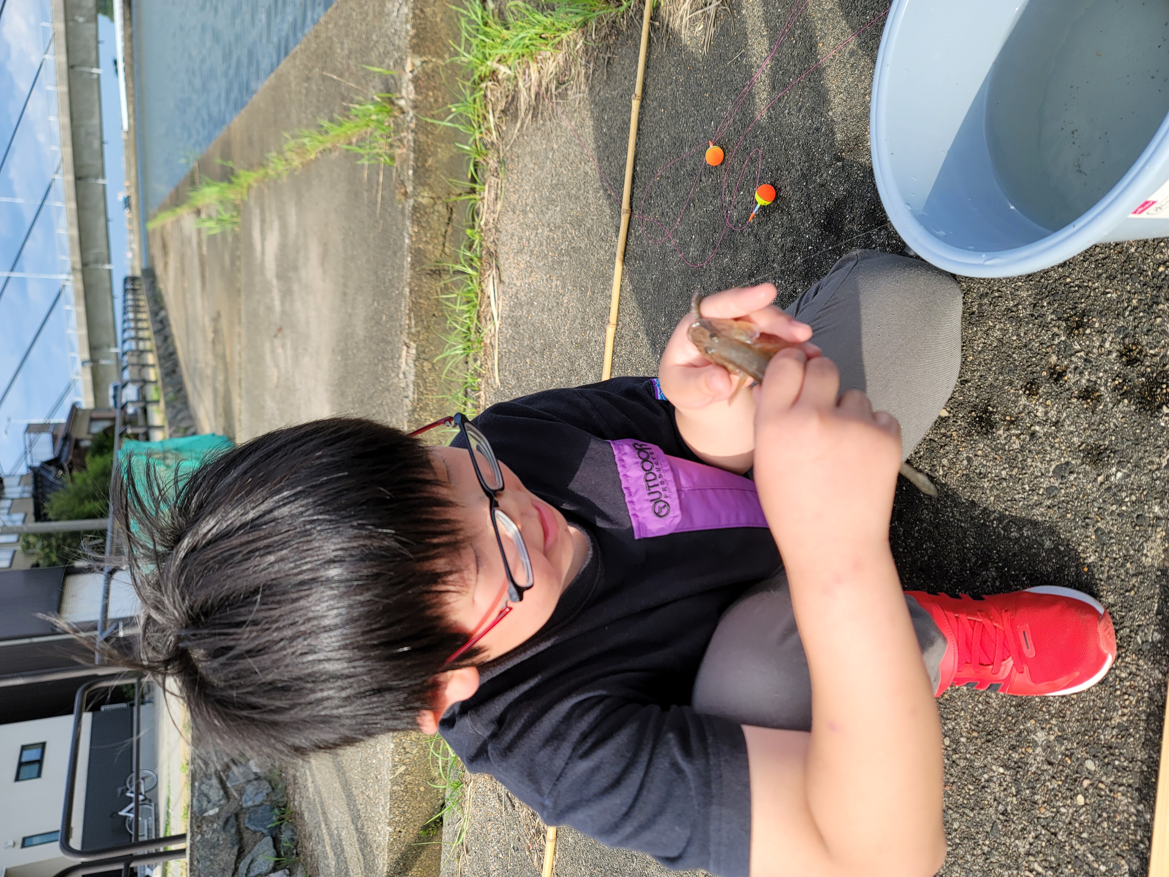 （無料）竹竿貸出し　宿の目の前で気軽に釣りが出来ます