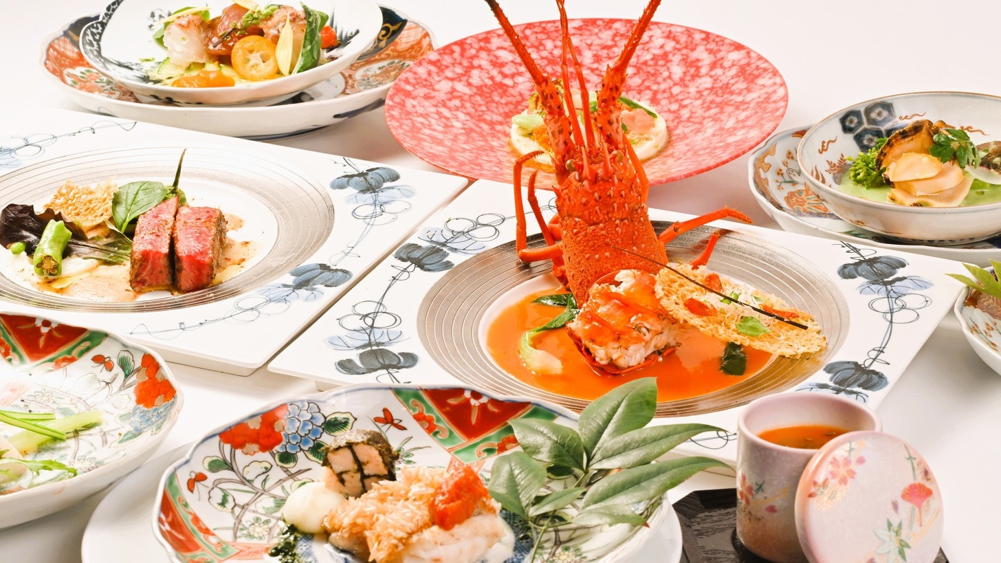 8月9月限定　オマール海老と伊万里牛プラン