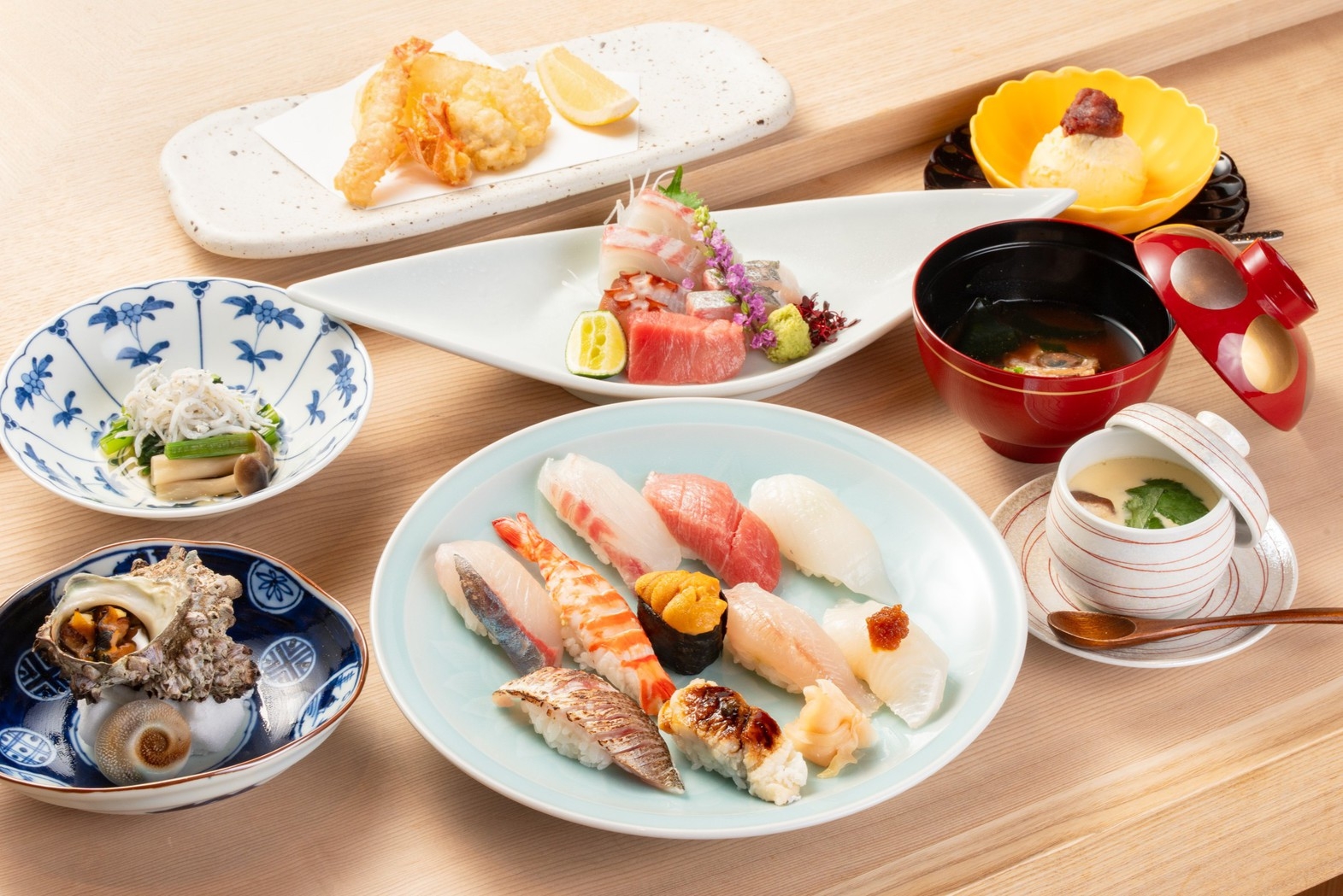 「すし処 神の前」で味わう極上の握り寿司プラン