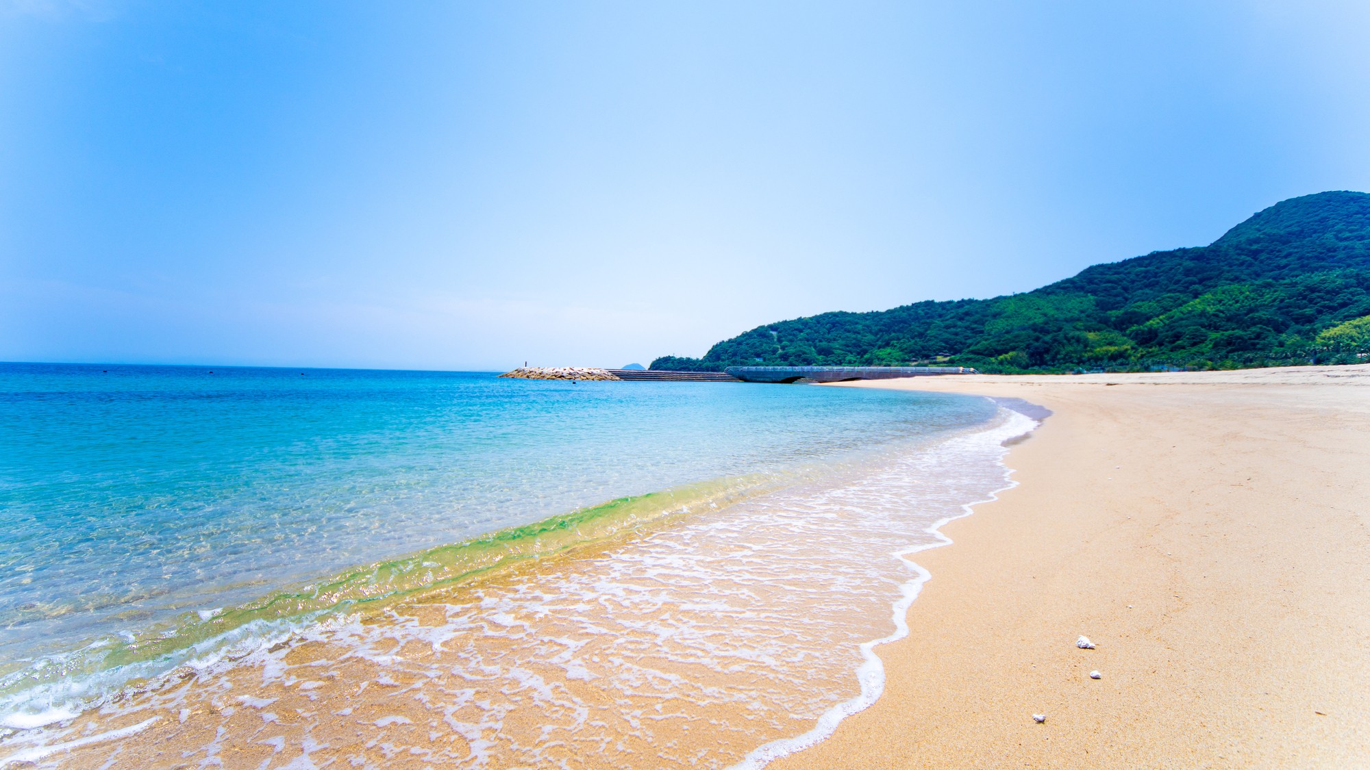 ＜ホテル周辺＞　片添ヶ浜海水浴場