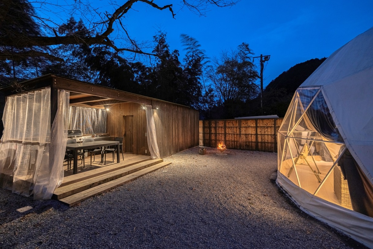 【露天風呂付】【焚き火】【部屋食】焚き火を囲んで弾む会話を楽しもう