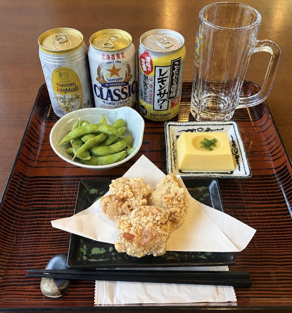 【晩酌セット付】お仕事帰りや旅の夜にほっと一息♪