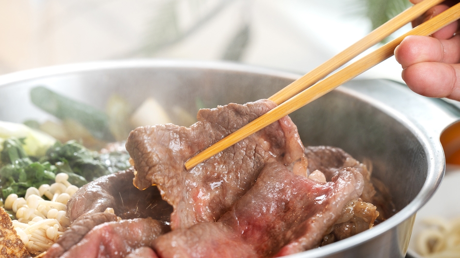 【夕食付】福井県のブランド牛『若狭牛』すき焼きプラン／海の見えるプレミアムなプライベートバケーション