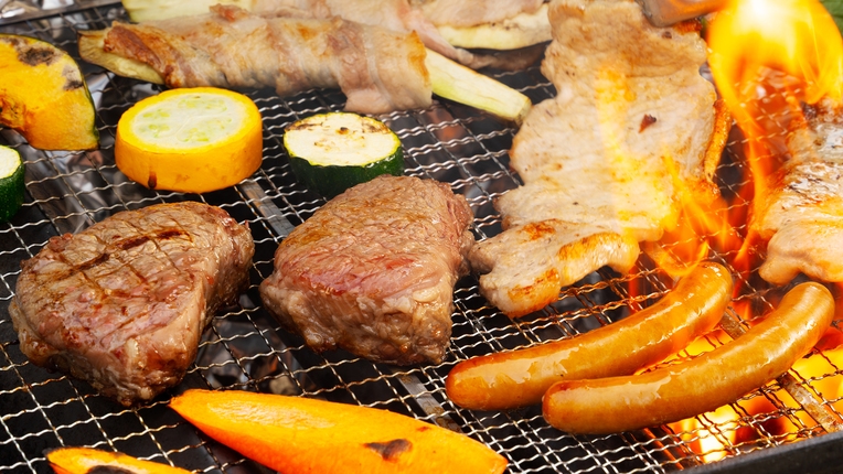 【夕食付】厳選食材を使用したモリスのBBQプラン／海の見えるプレミアムなプライベートバケーション